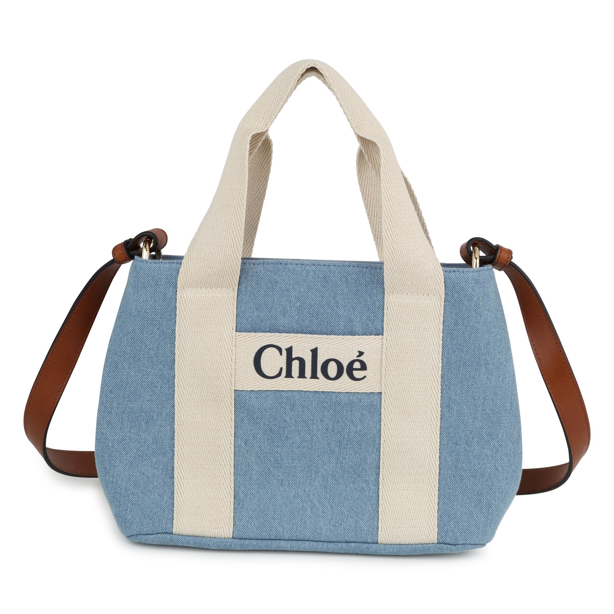 Girls Blue Denim Shoulder Bag