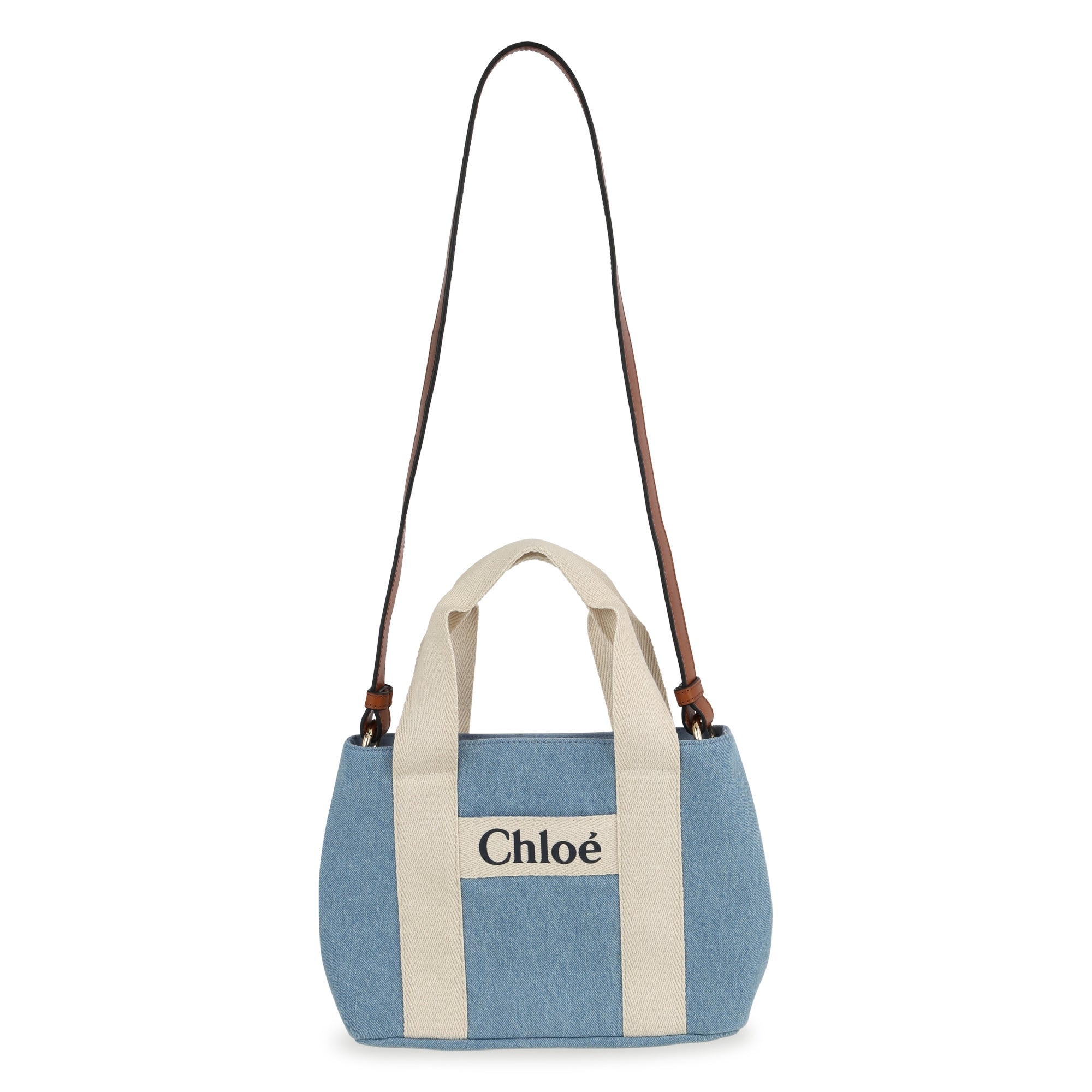 Girls Blue Denim Shoulder Bag