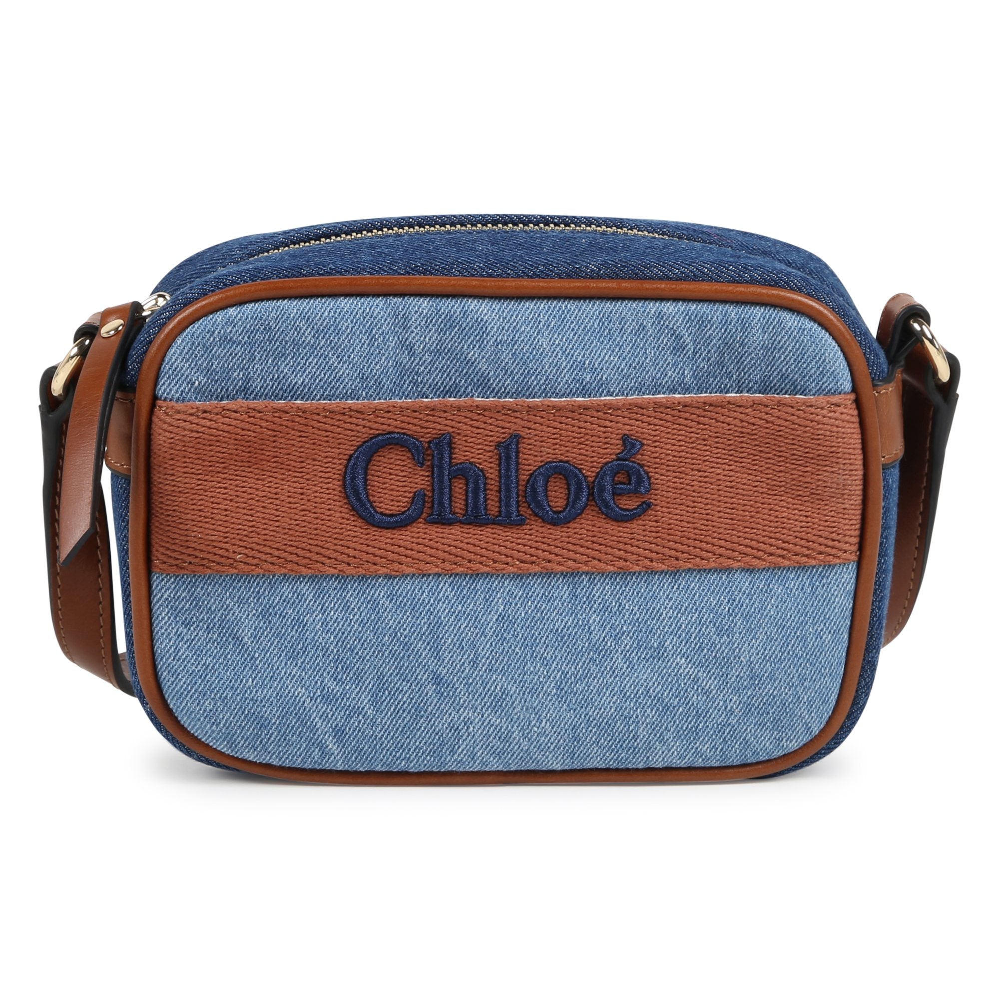 Girls Blue Denim Shoulder Bag