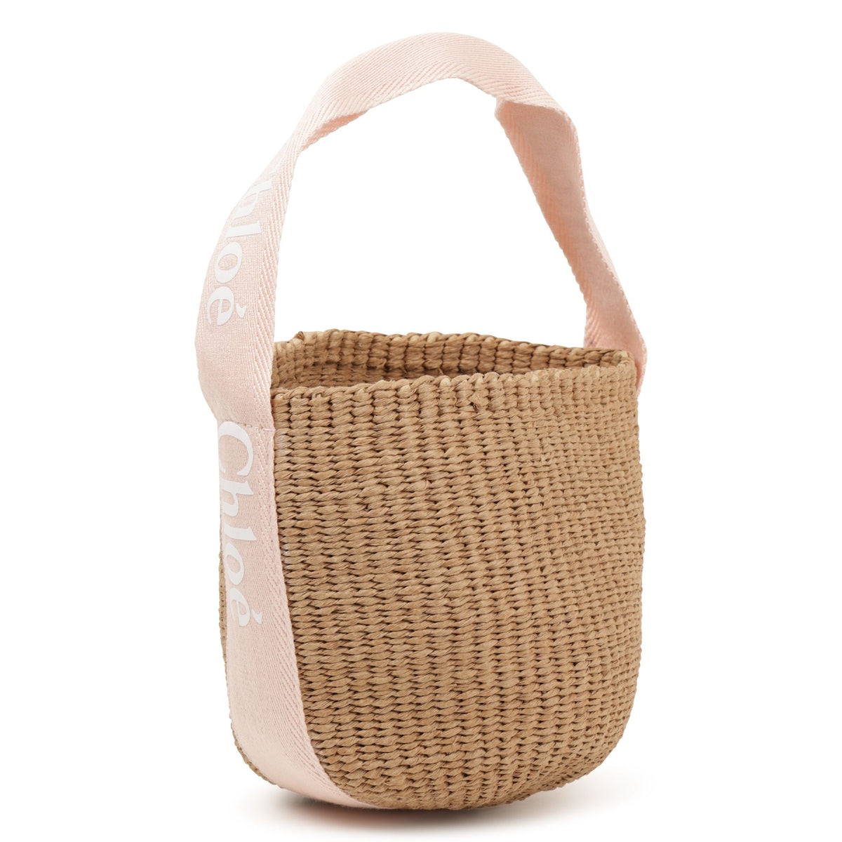 Sac à main tissé beige pour filles (L17cmxH18cm)
