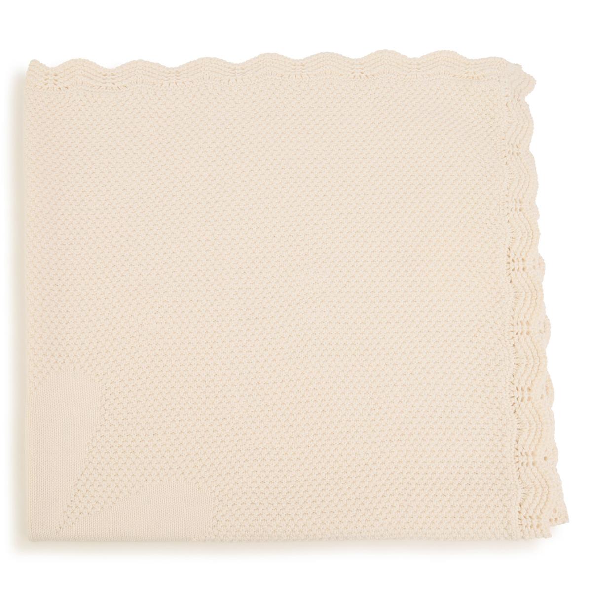 Baby Girls Beige Blanket(75x75cm)