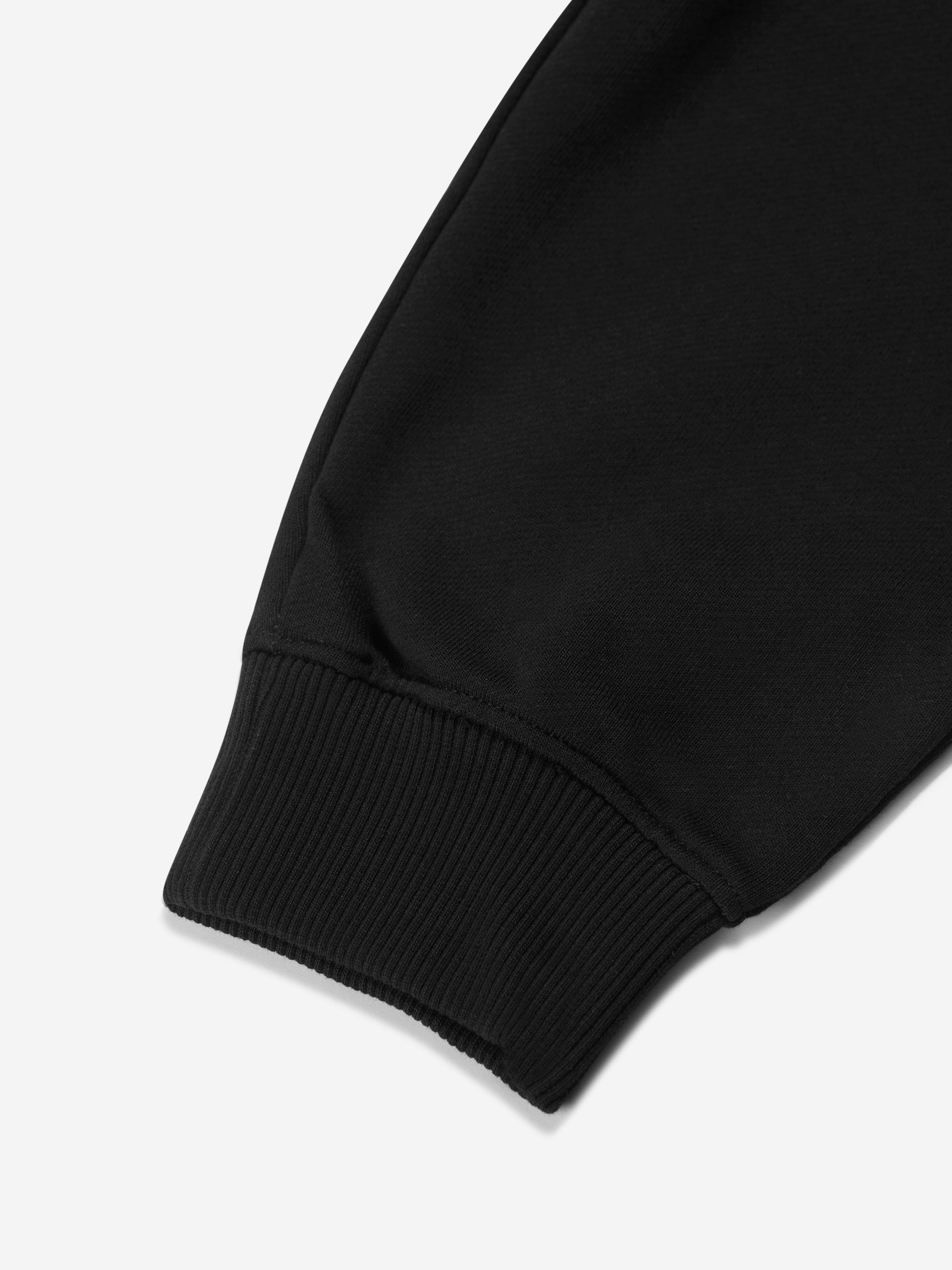 Calvin Klein Boys CK Towelling Loopback Joggers in Black