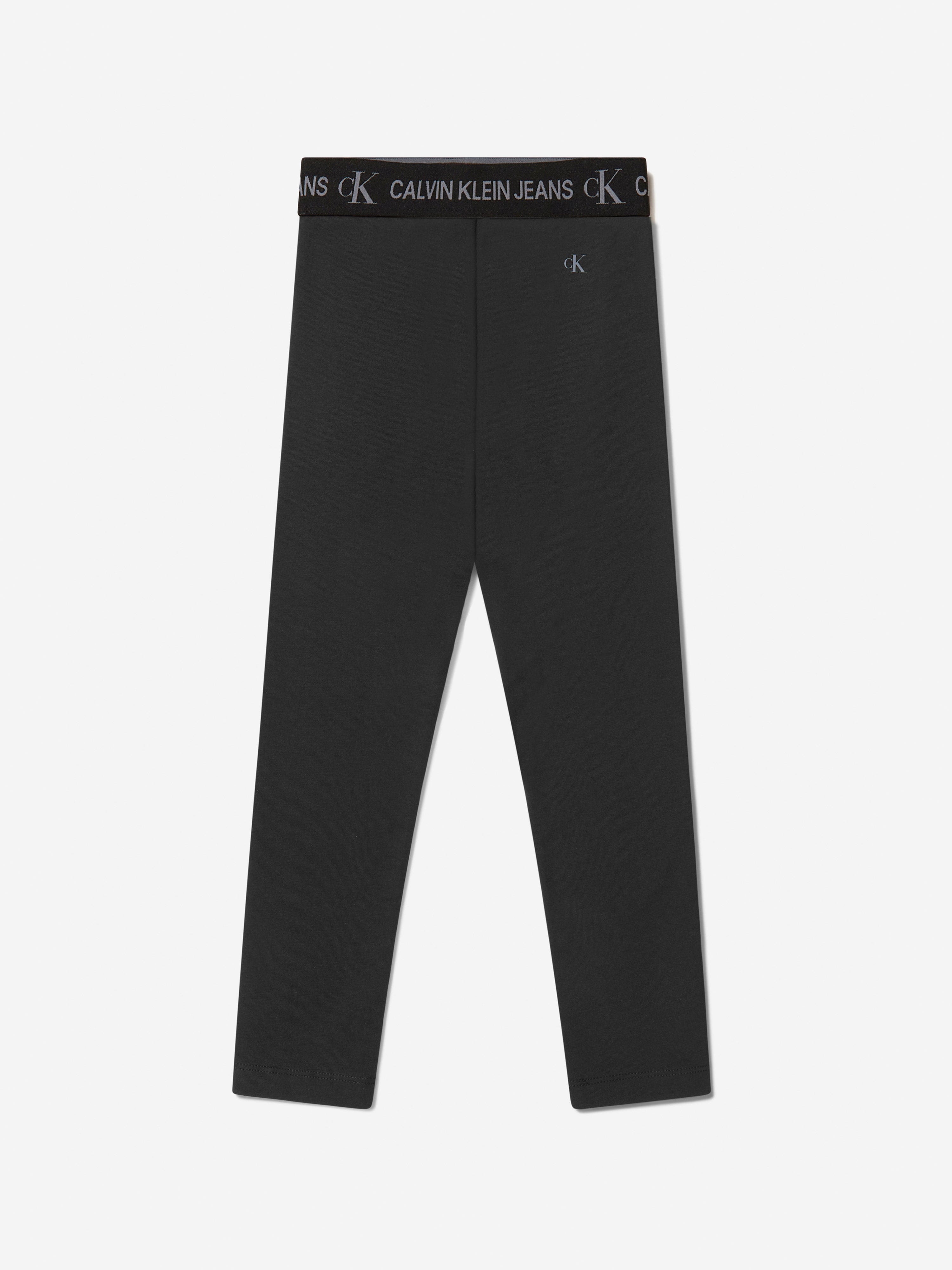Calvin Klein Girls Logo Tape Leggings