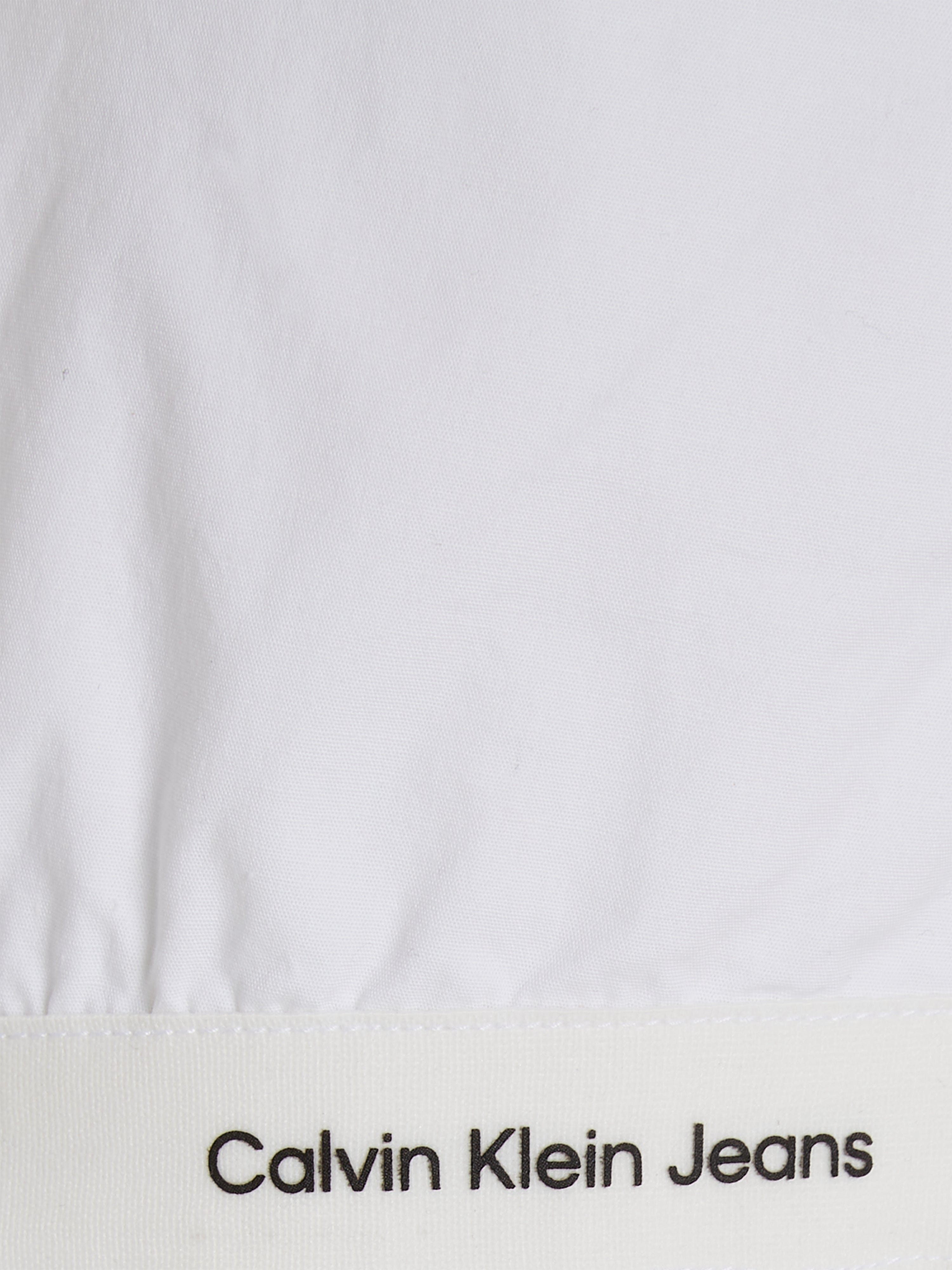 Calvin Klein Girls Minimalistic Tape Dress in White