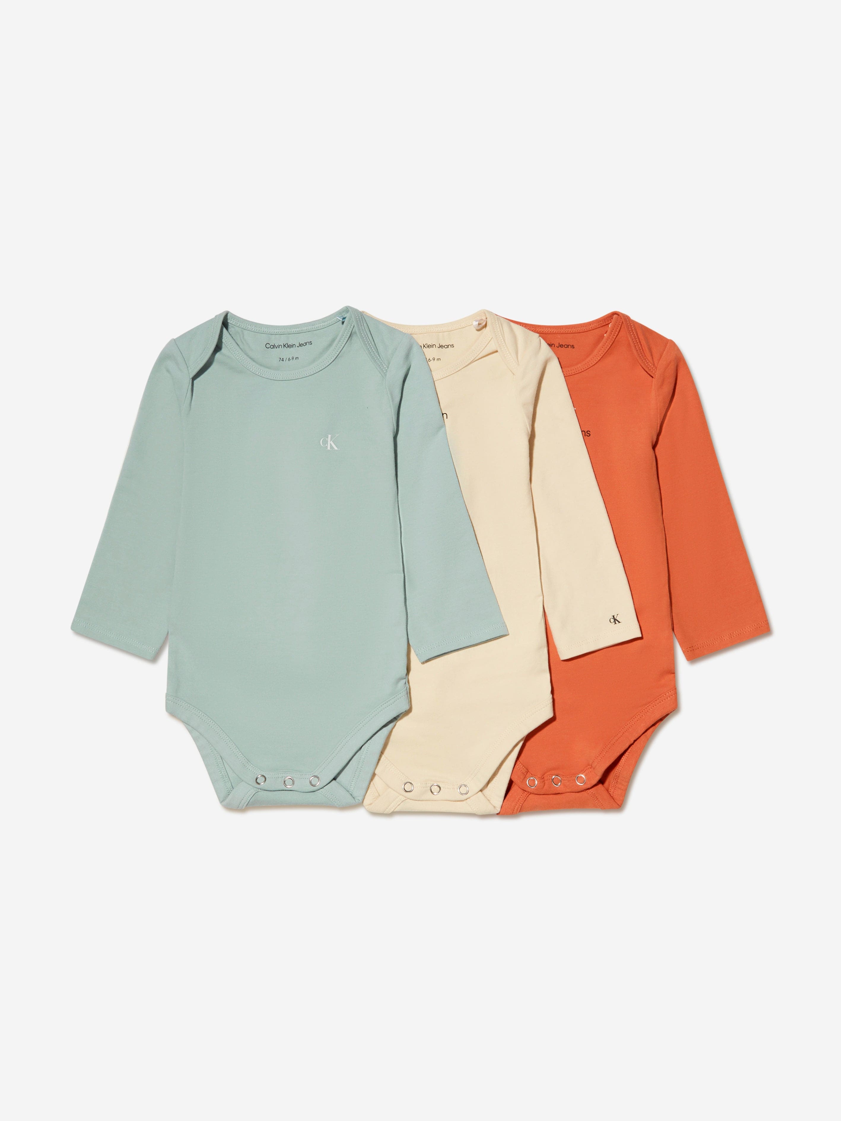 Calvin Klein Baby Unisex Organic Cotton Bodysuit Gift Set