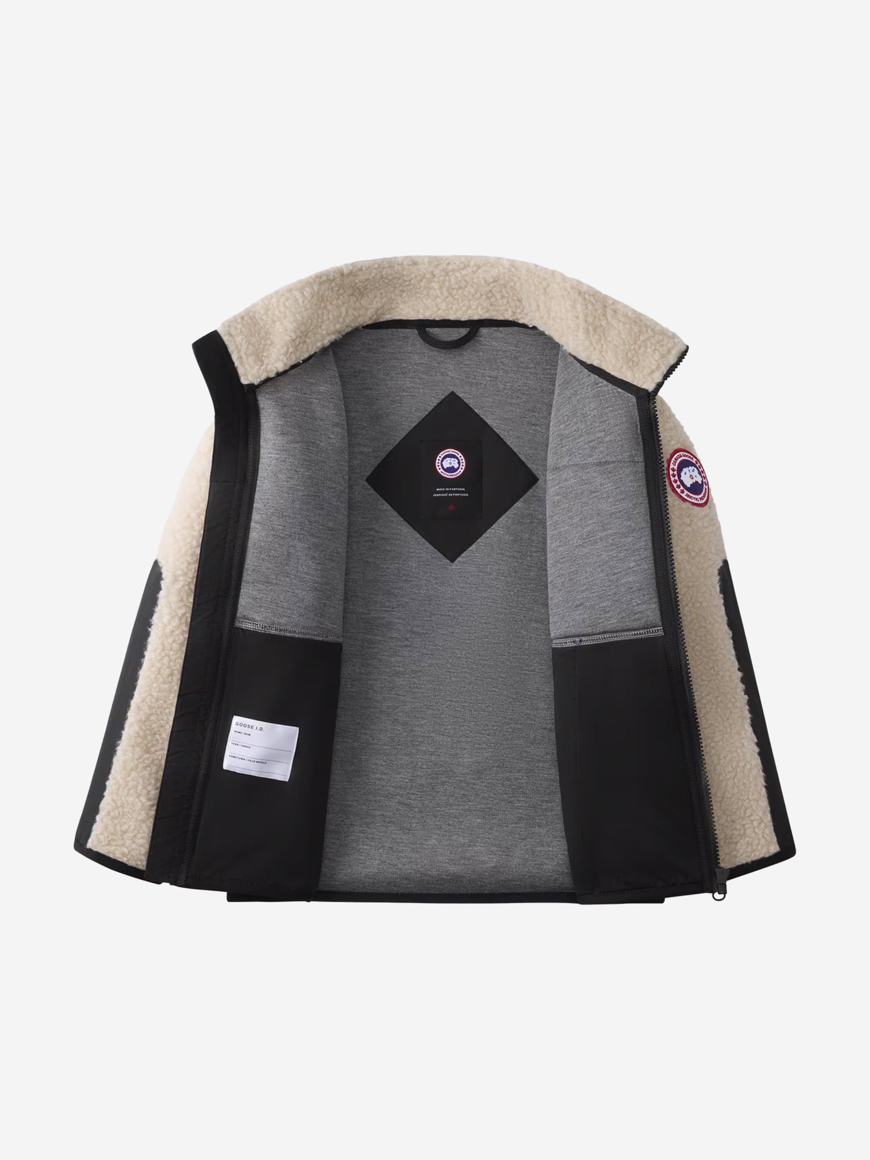 Canada Goose Kids Simcoe Fleece Jacket in Beige