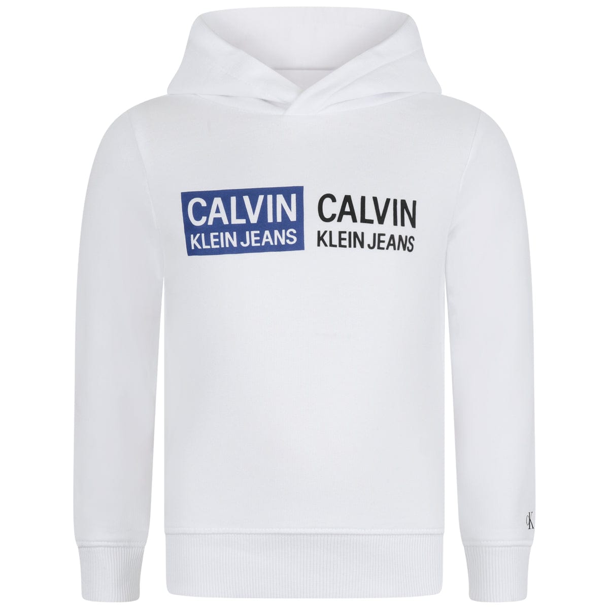 Calvin Klein Boys Sweater - Cotton Hooded Logo Sweater