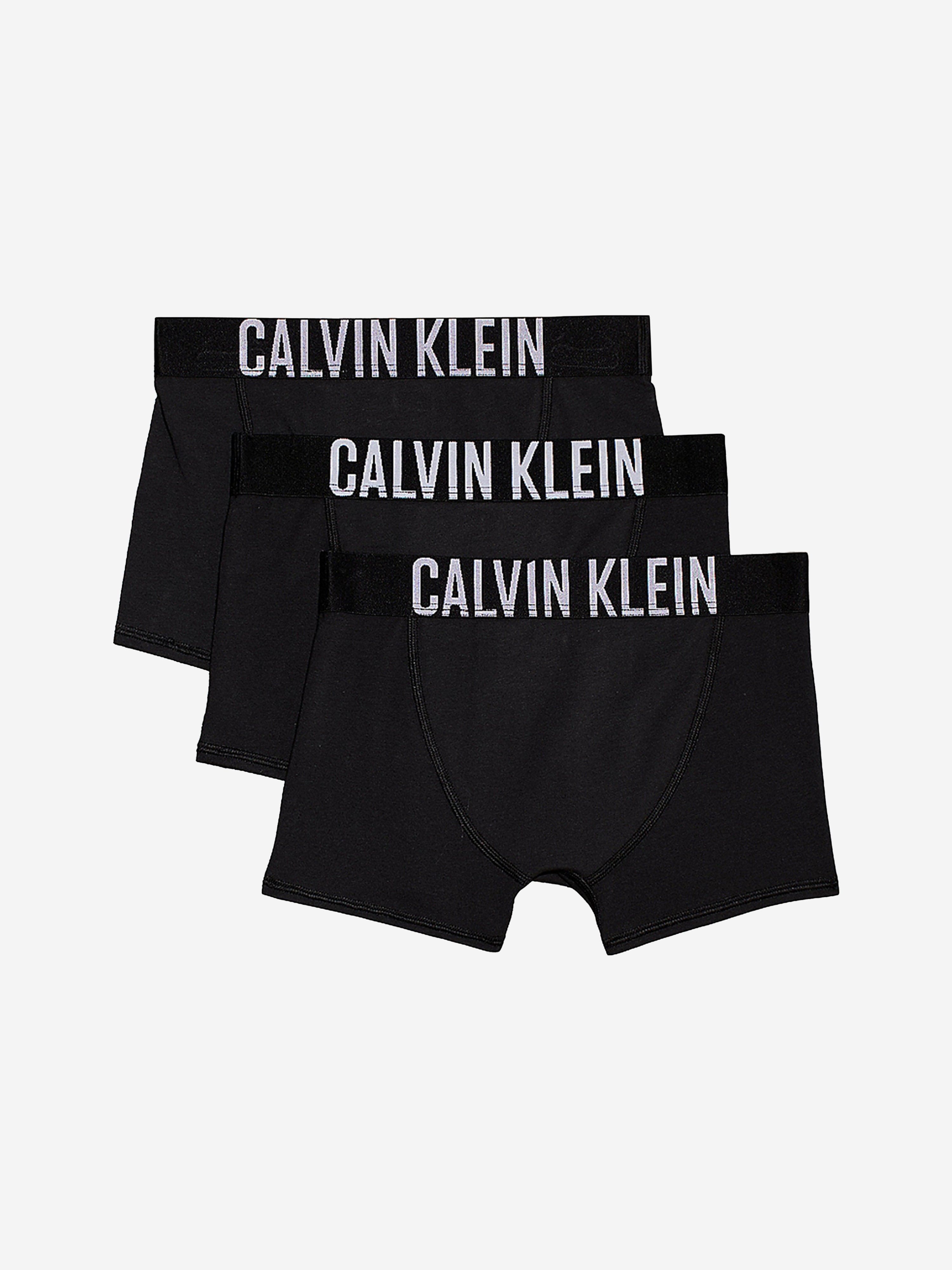 Calvin Klein Boys 3 Pack Boxer Shorts Set in Black