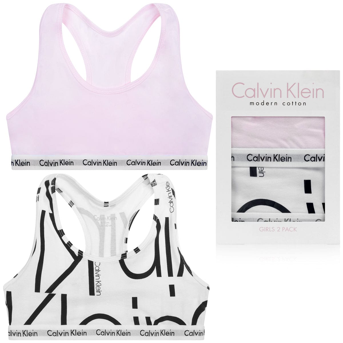 Calvin Klein Girls Bralette Set (2 Pack)