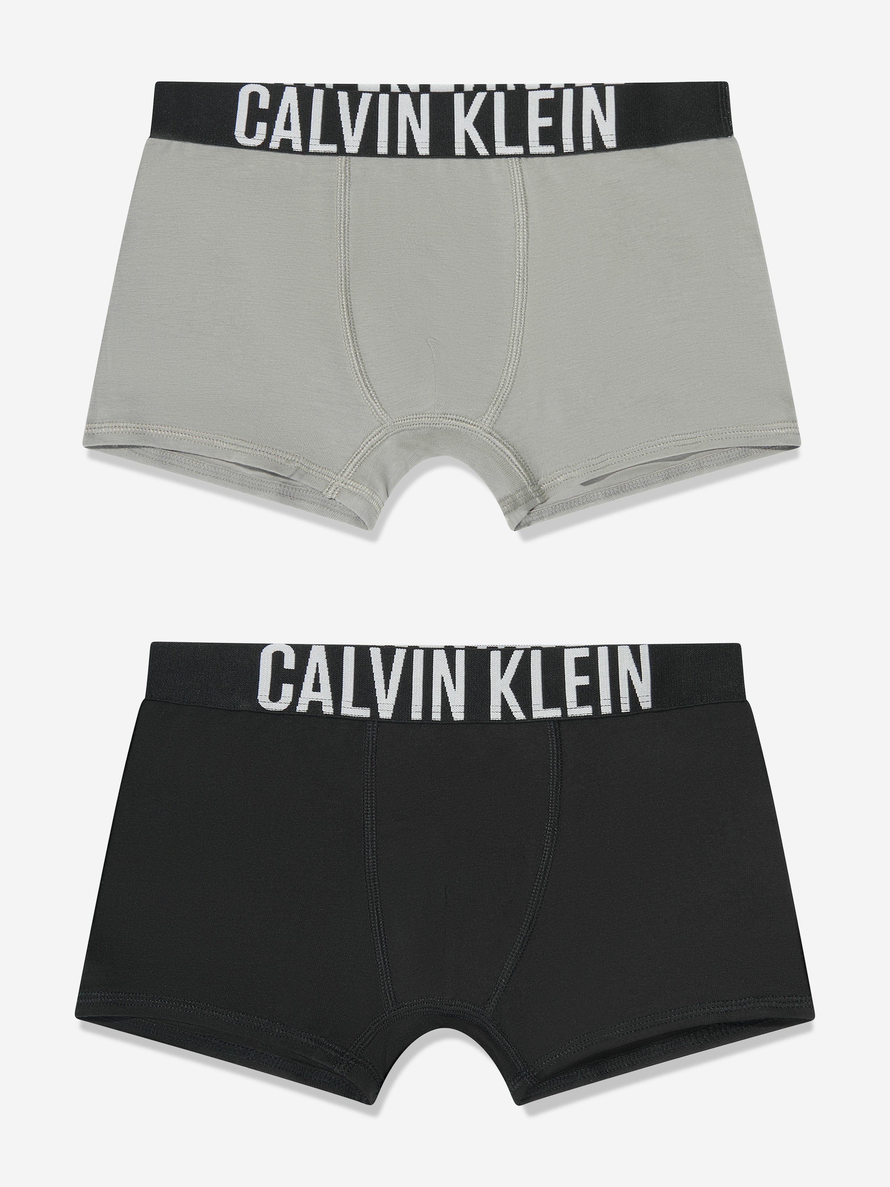Calvin Klein Boys Boxer Shorts Set (2 Pack) in Grey