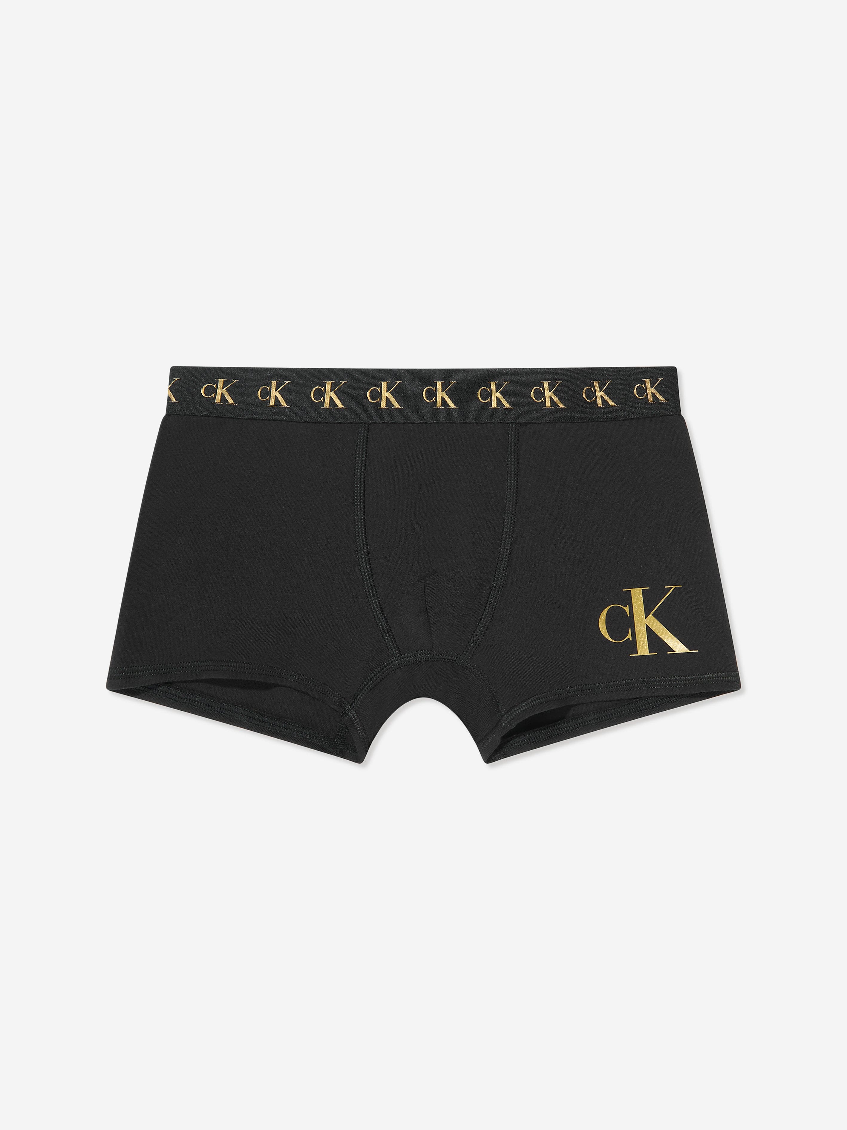 Calvin Klein Boys Boxer Shorts Set (2 Pack) in Black