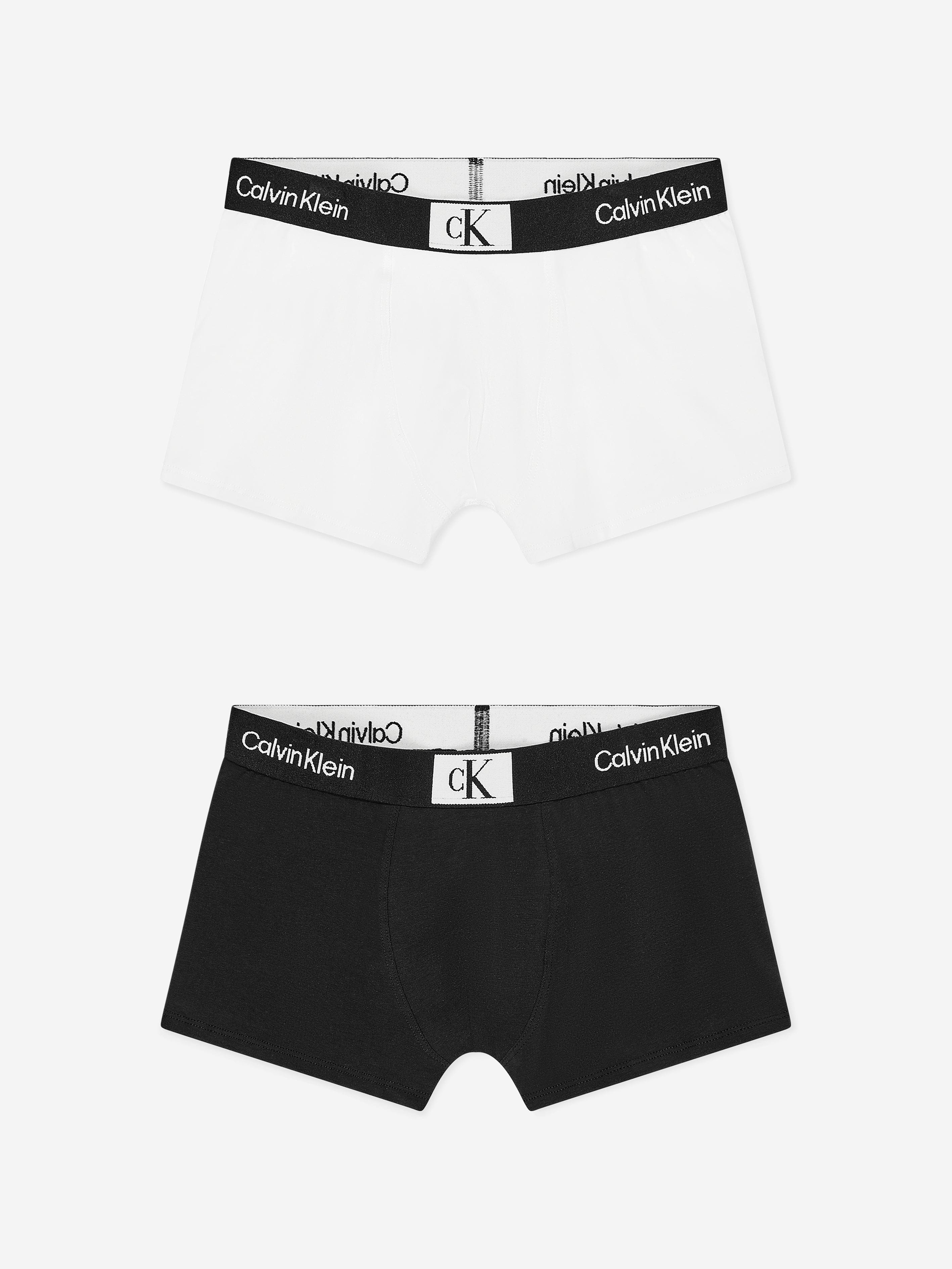 Calvin Klein Boys 2 Pack Boxer Shorts Set in Muklticolour