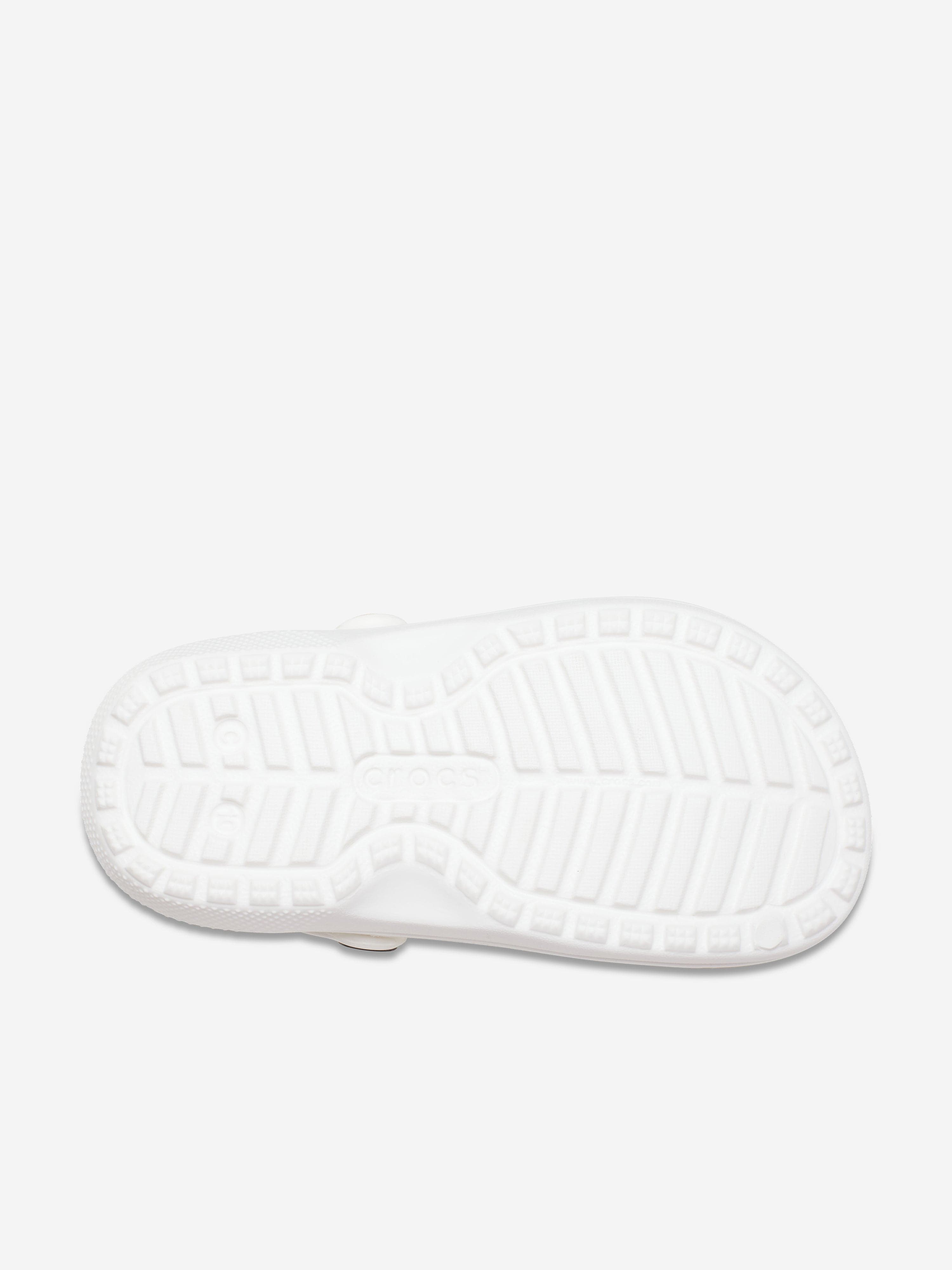 Kids Classic Lined Clog in White