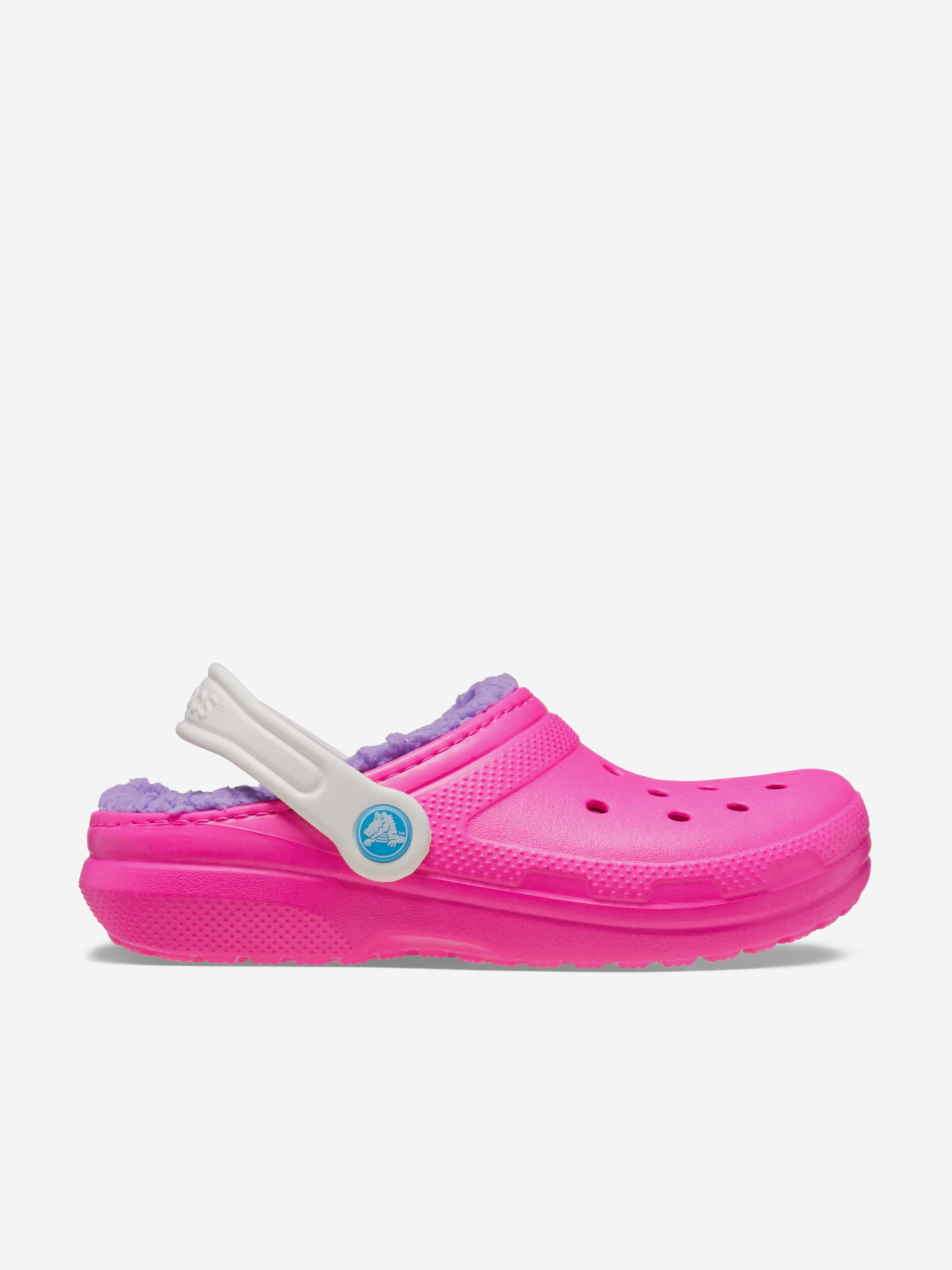 Girls Classic Lined Clog in Pink