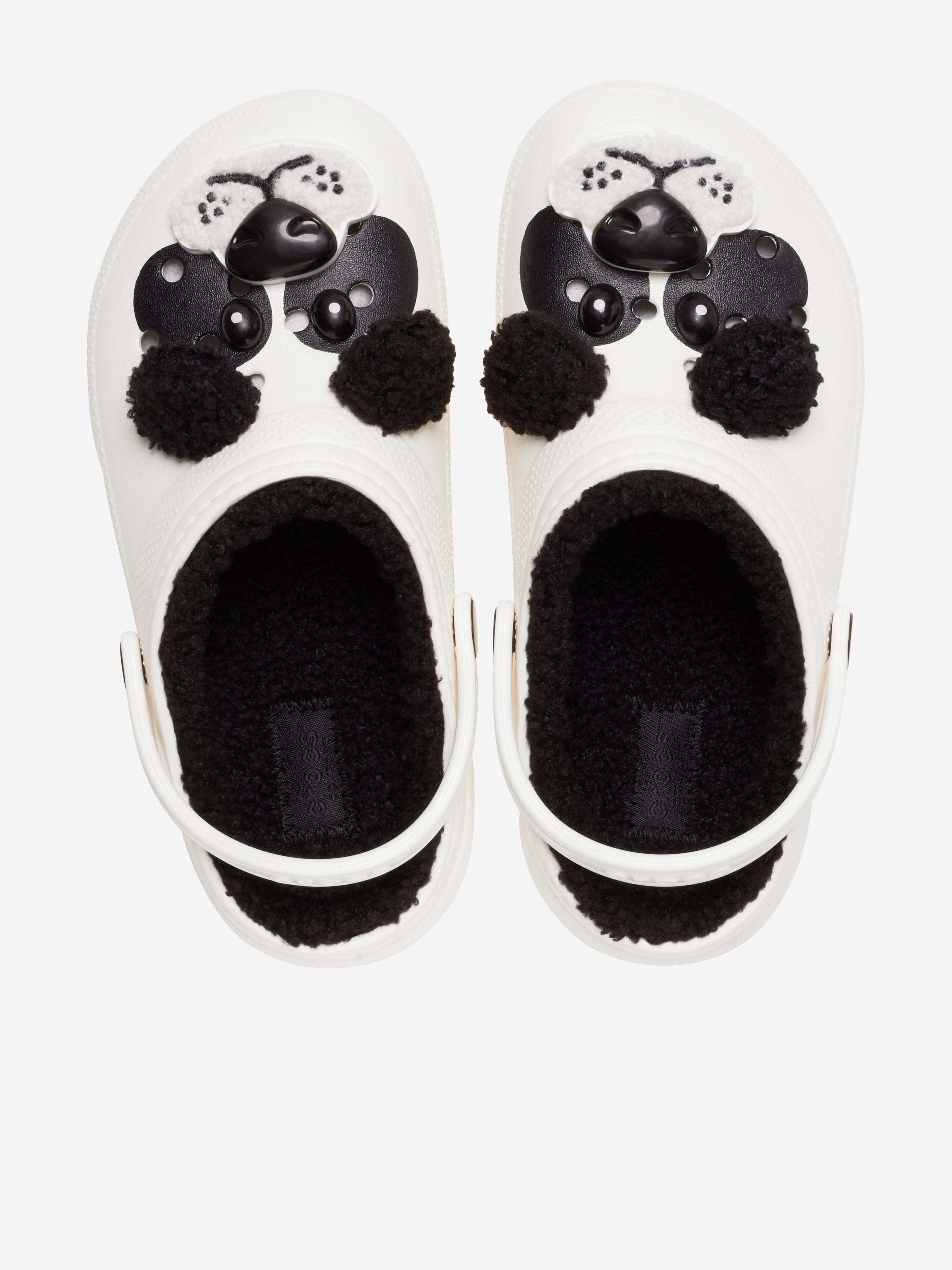 Kids Classic I Am Panda Bear Clog in White
