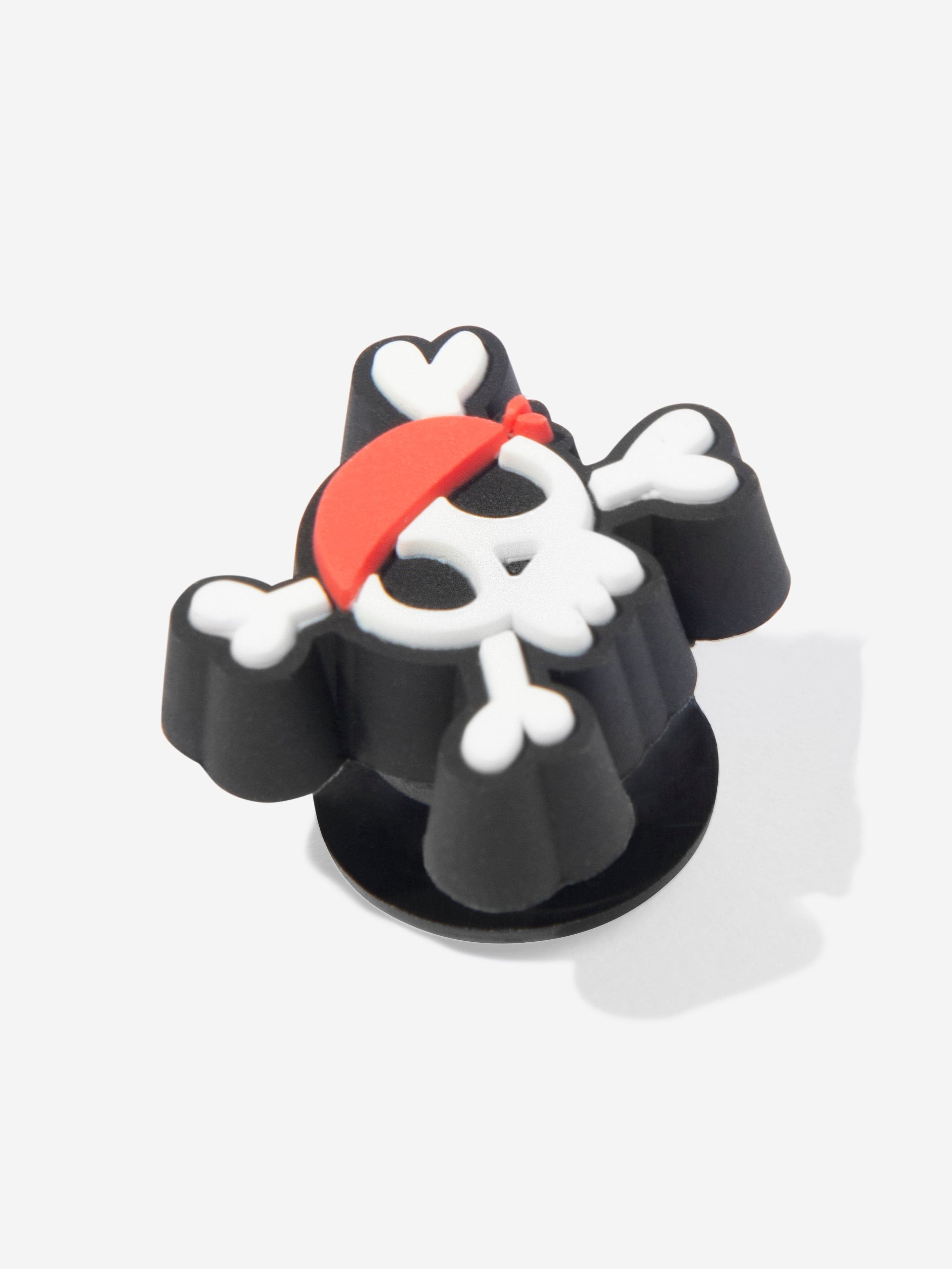 Crocs Kids Tiny Pirate Skull Jibbitz™ Charm in White