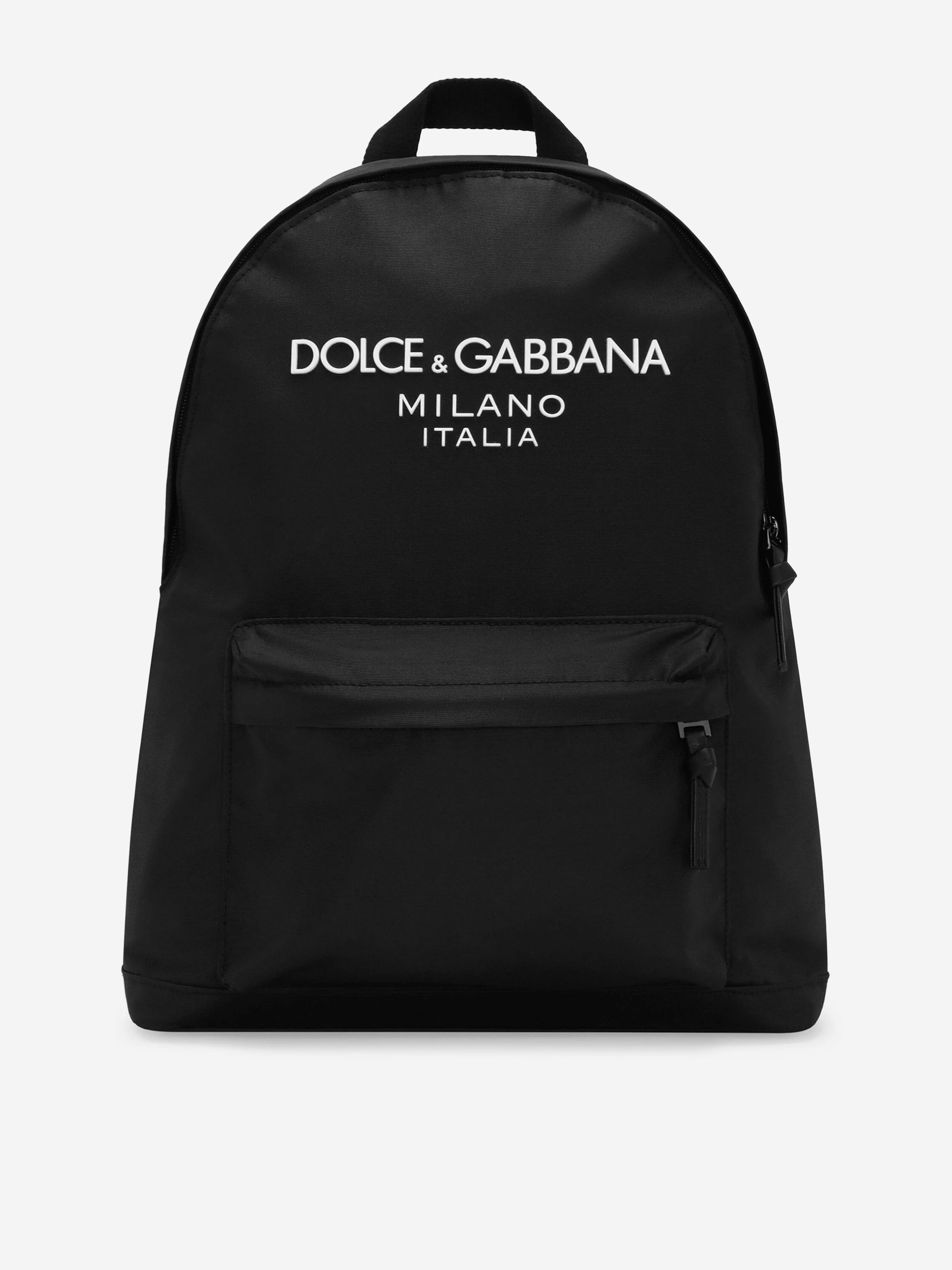 Dolce & Gabbana Boys Milano Logo Backpack in Black (41cm)