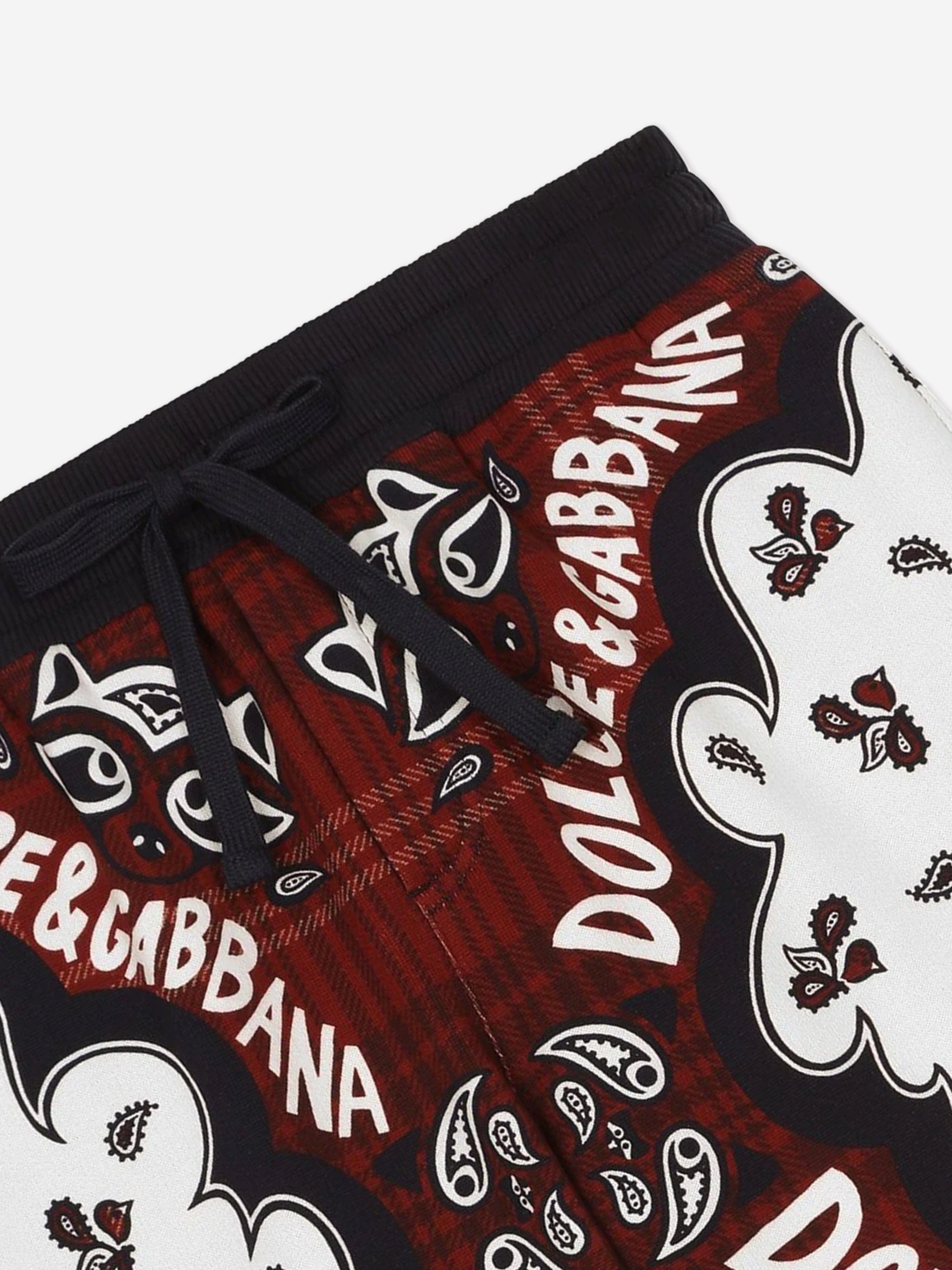Dolce & Gabbana Boys Bandana Bermuda Shorts in Multicolour