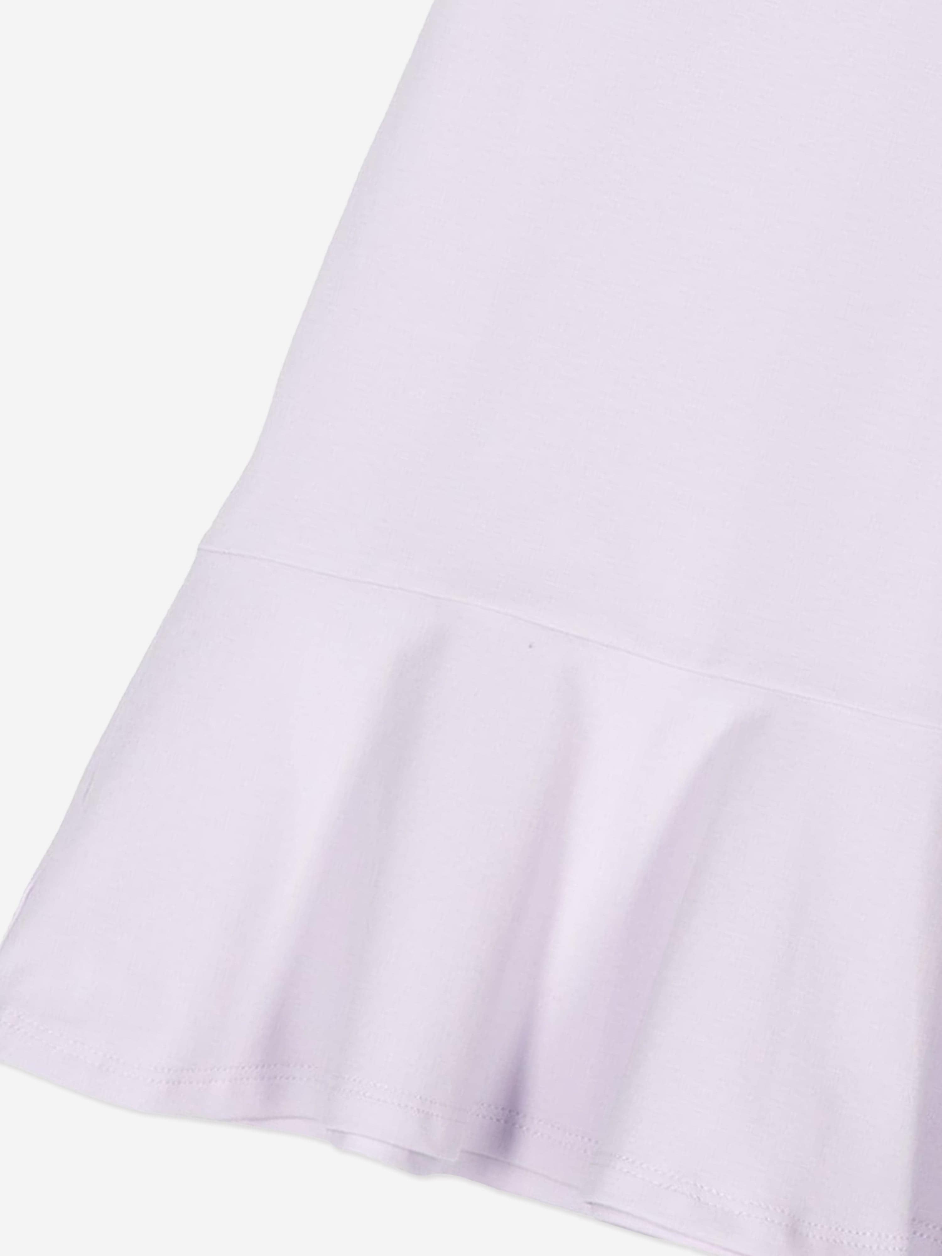 Dolce & Gabbana Girls Logo Jersey Dress in Purple