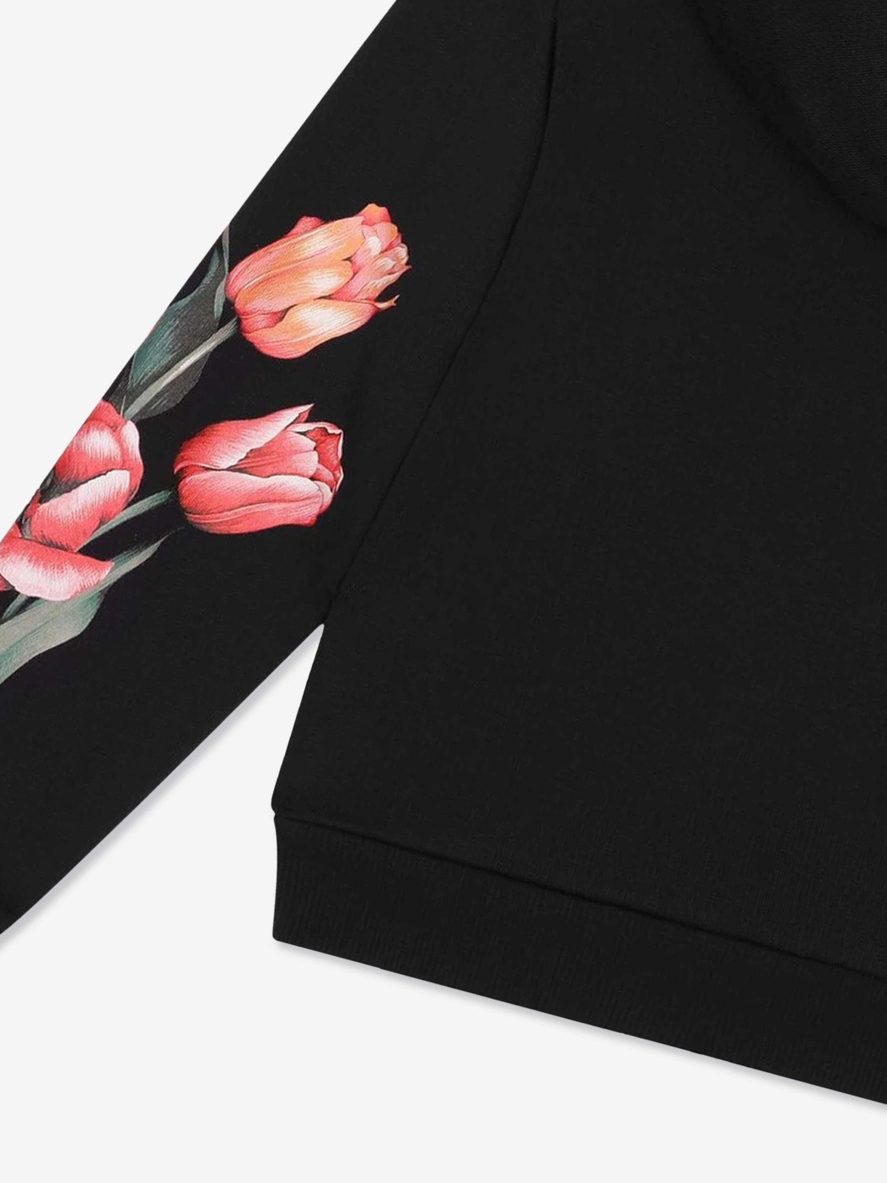 Dolce & Gabbana Girls Tulip Zip Up Top in Navy