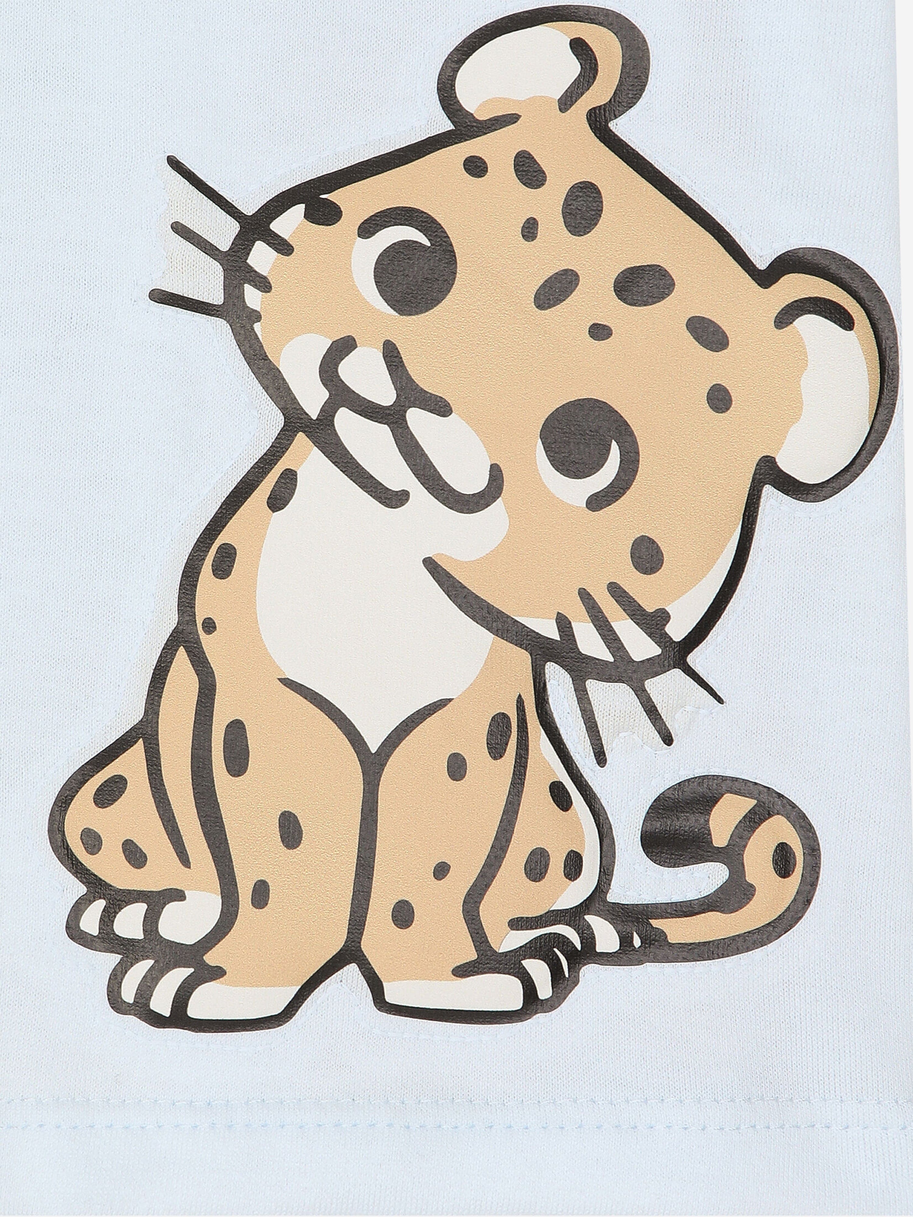 Dolce & Gabbana Baby Boys Leopard T-Shirt in Blue