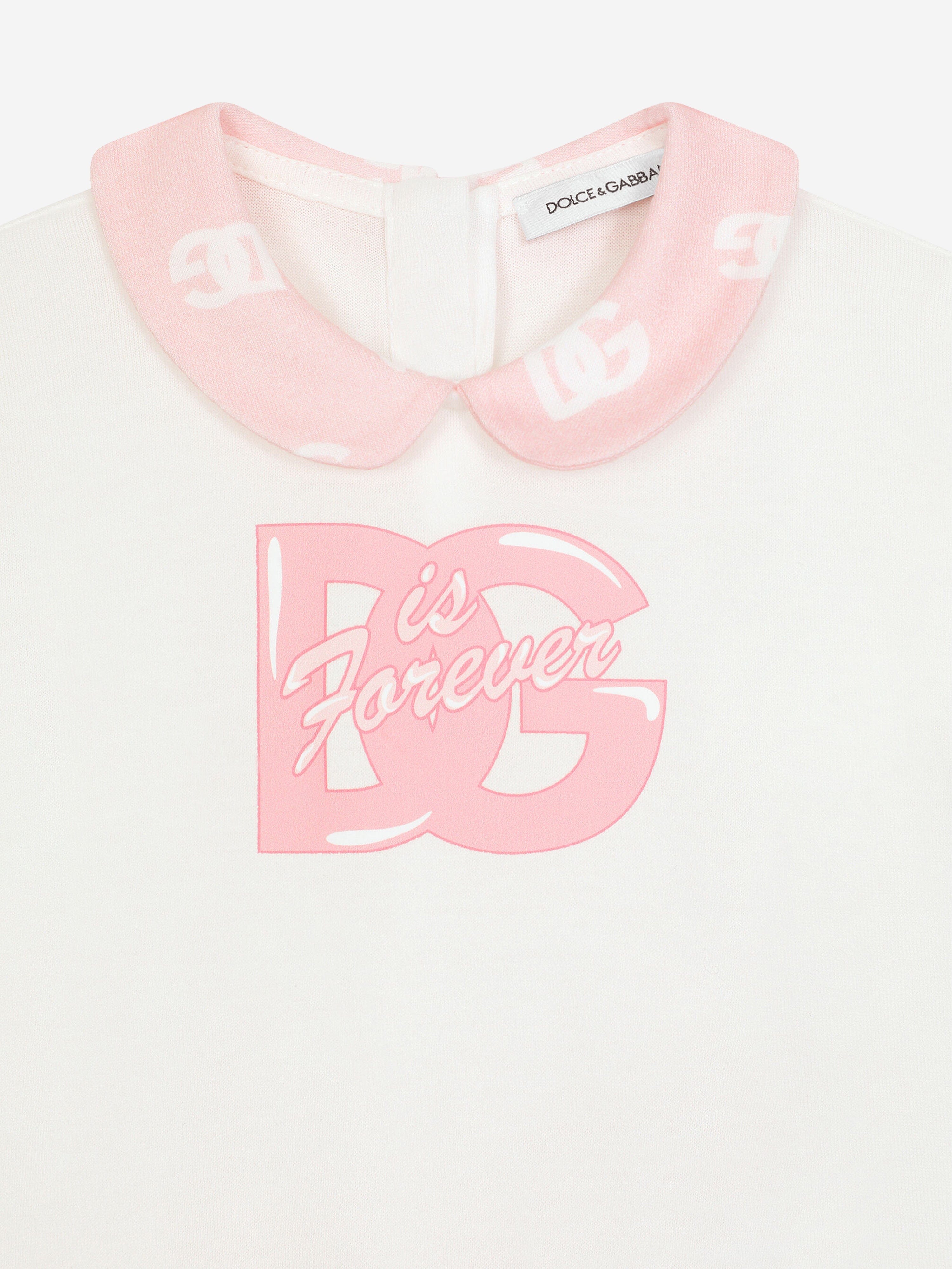 Dolce & Gabbana Baby Girls Babygrow Gift Set in Pink