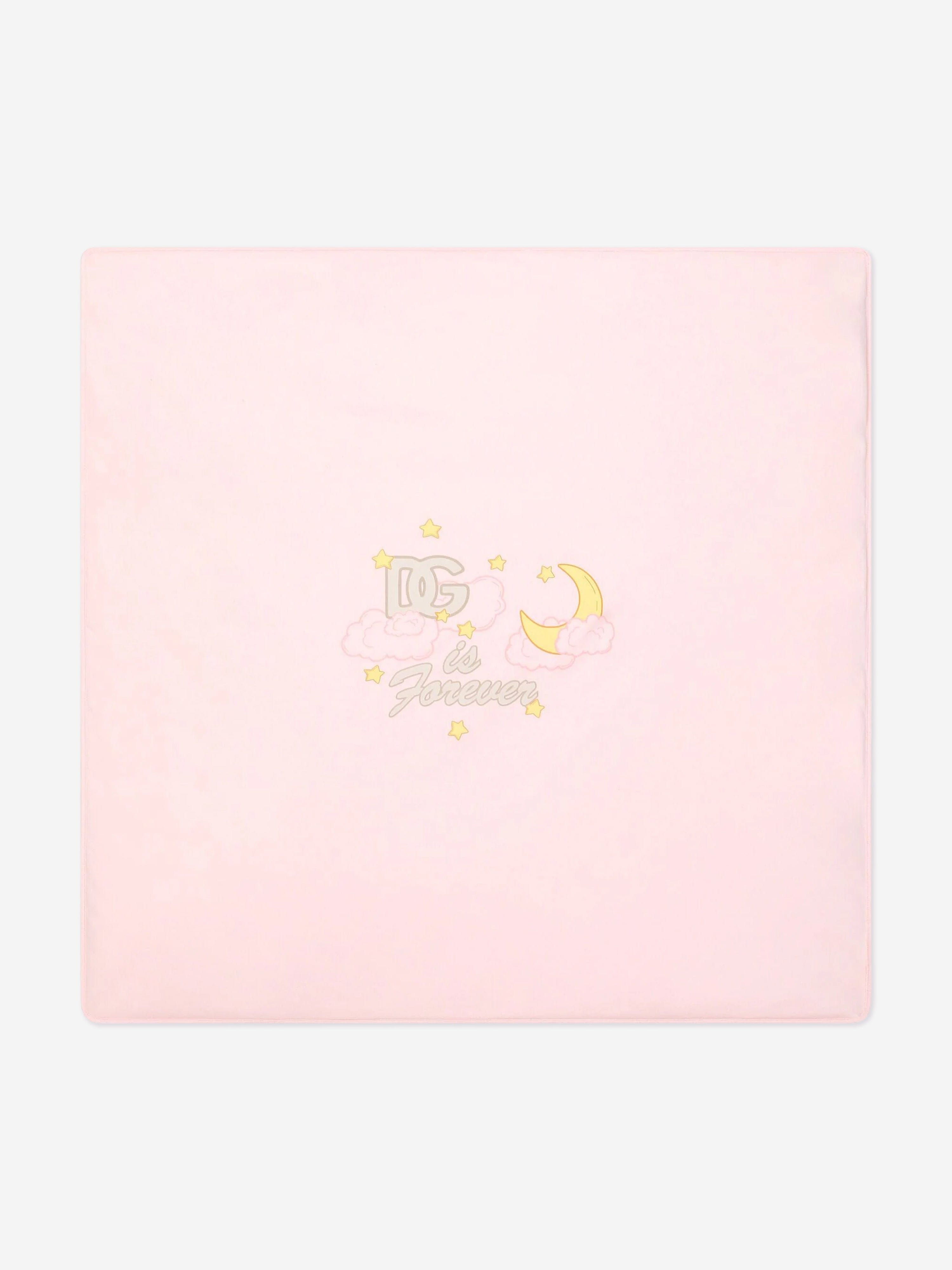 Dolce & Gabbana Baby Girls Blanket in Pink