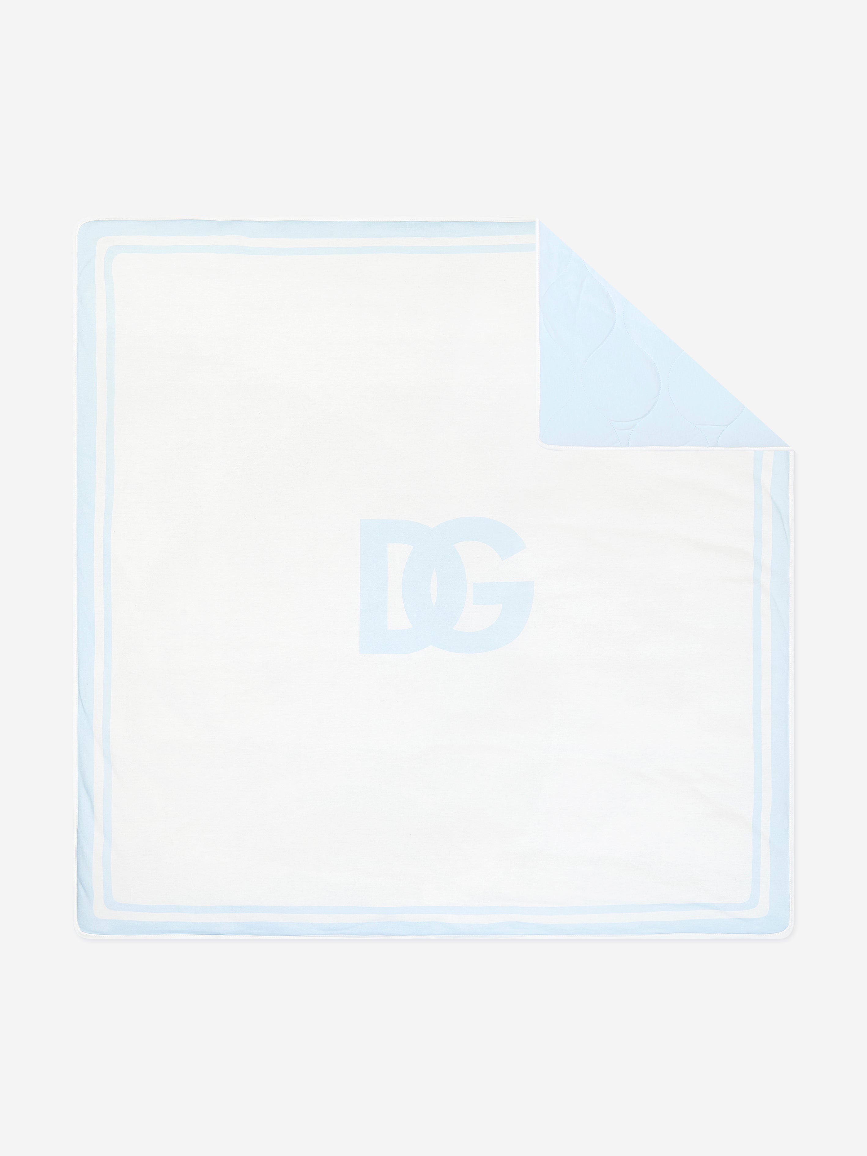 Dolce & Gabbana Baby Boys Logomania Blanket in White