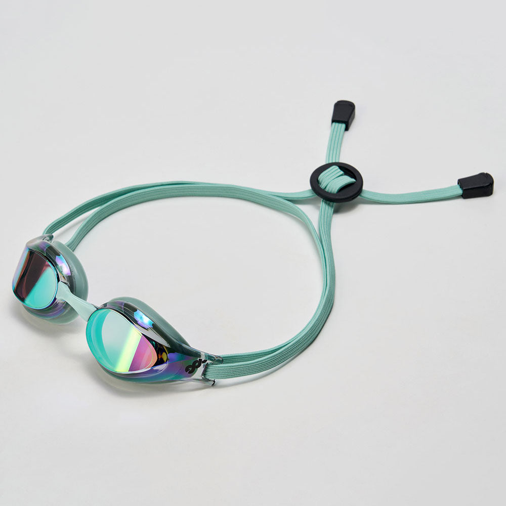Adult Green Rubber Ring Racing Goggles(DALI_BKOV)