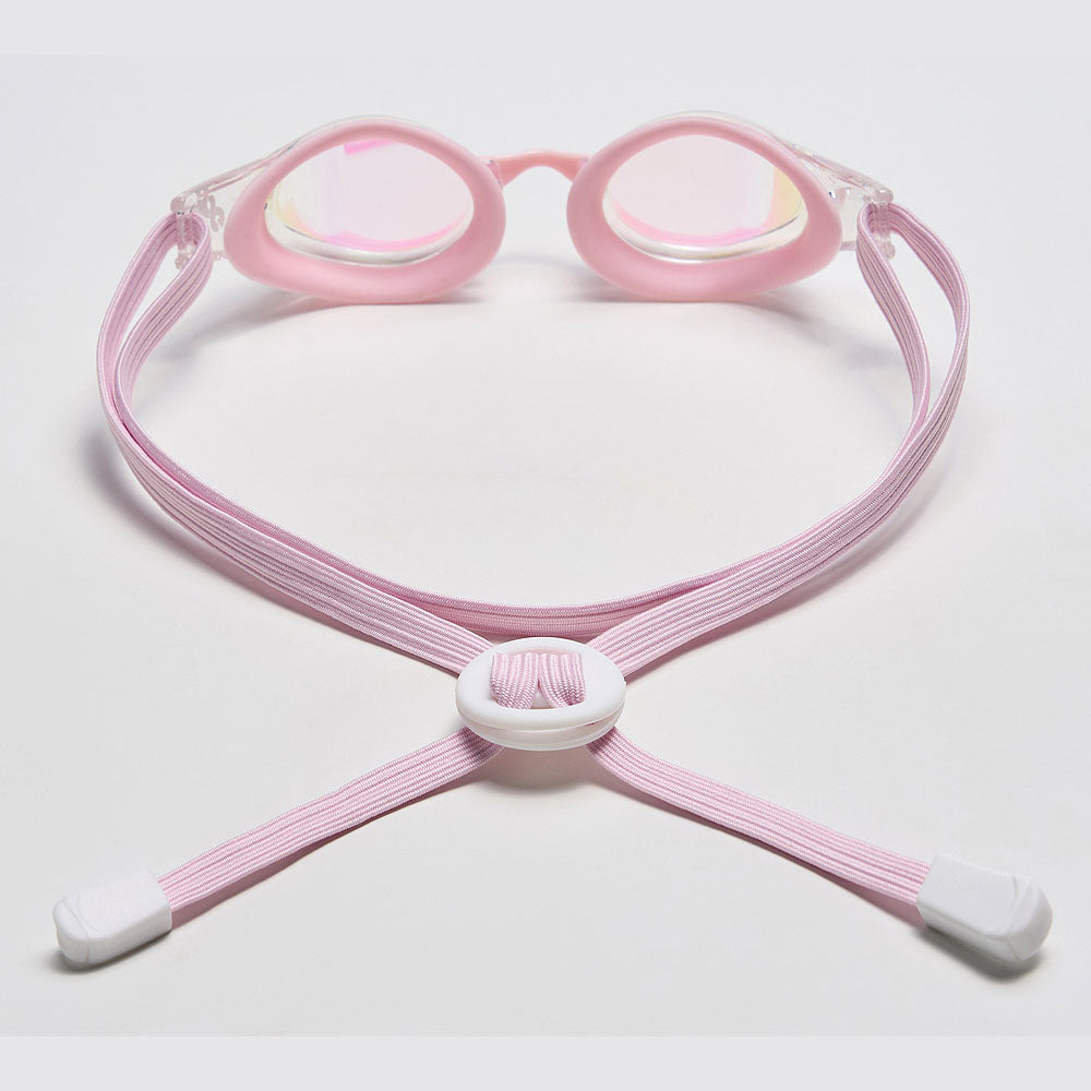 Lunettes de natation roses pour adultes avec joint en caoutchouc (DALI_WHPK)