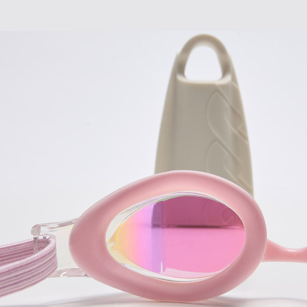 Lunettes de natation roses pour adultes avec joint en caoutchouc (DALI_WHPK)