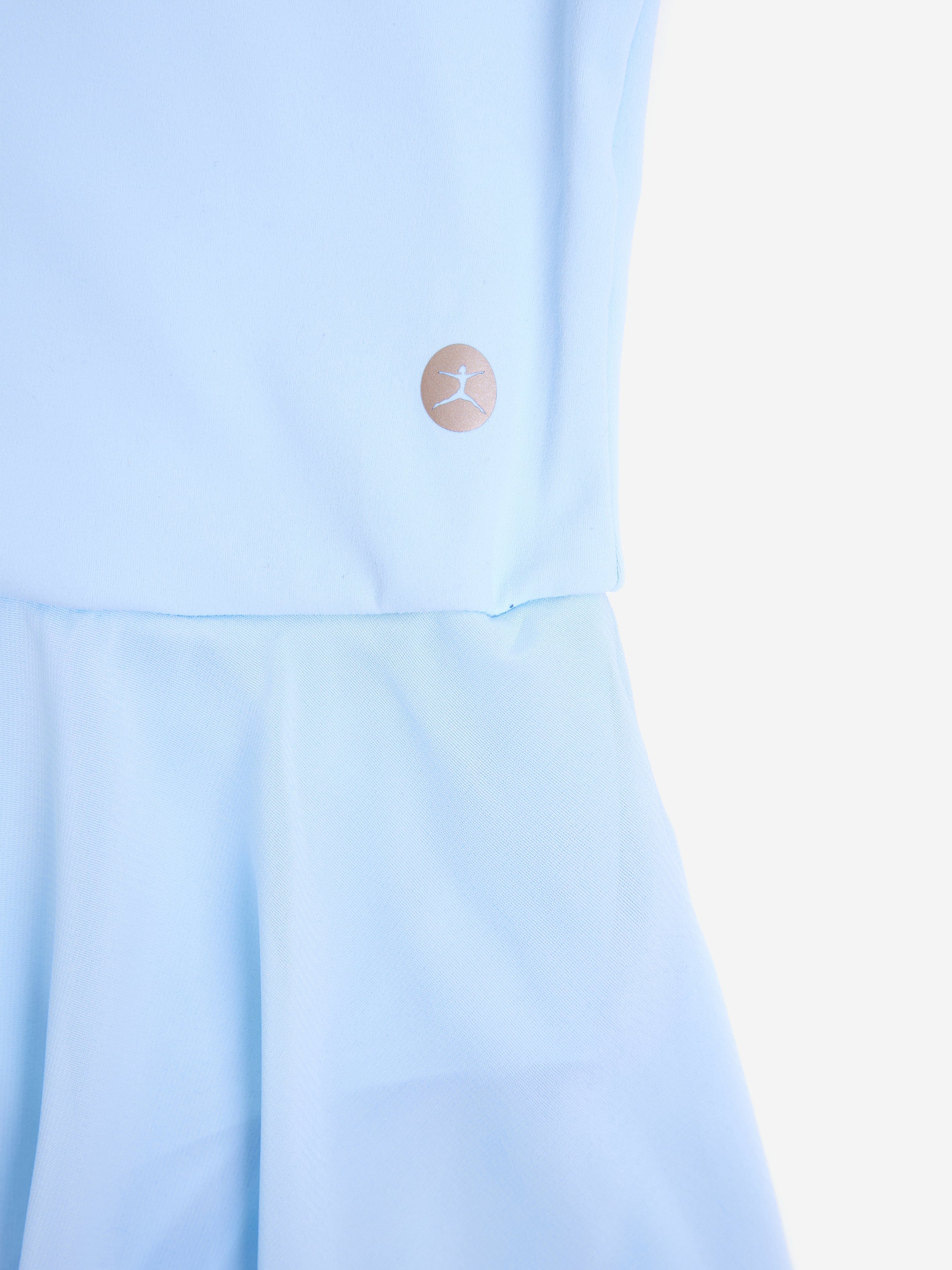 Danskin Girls Tendu Leotard With Skirt in Blue
