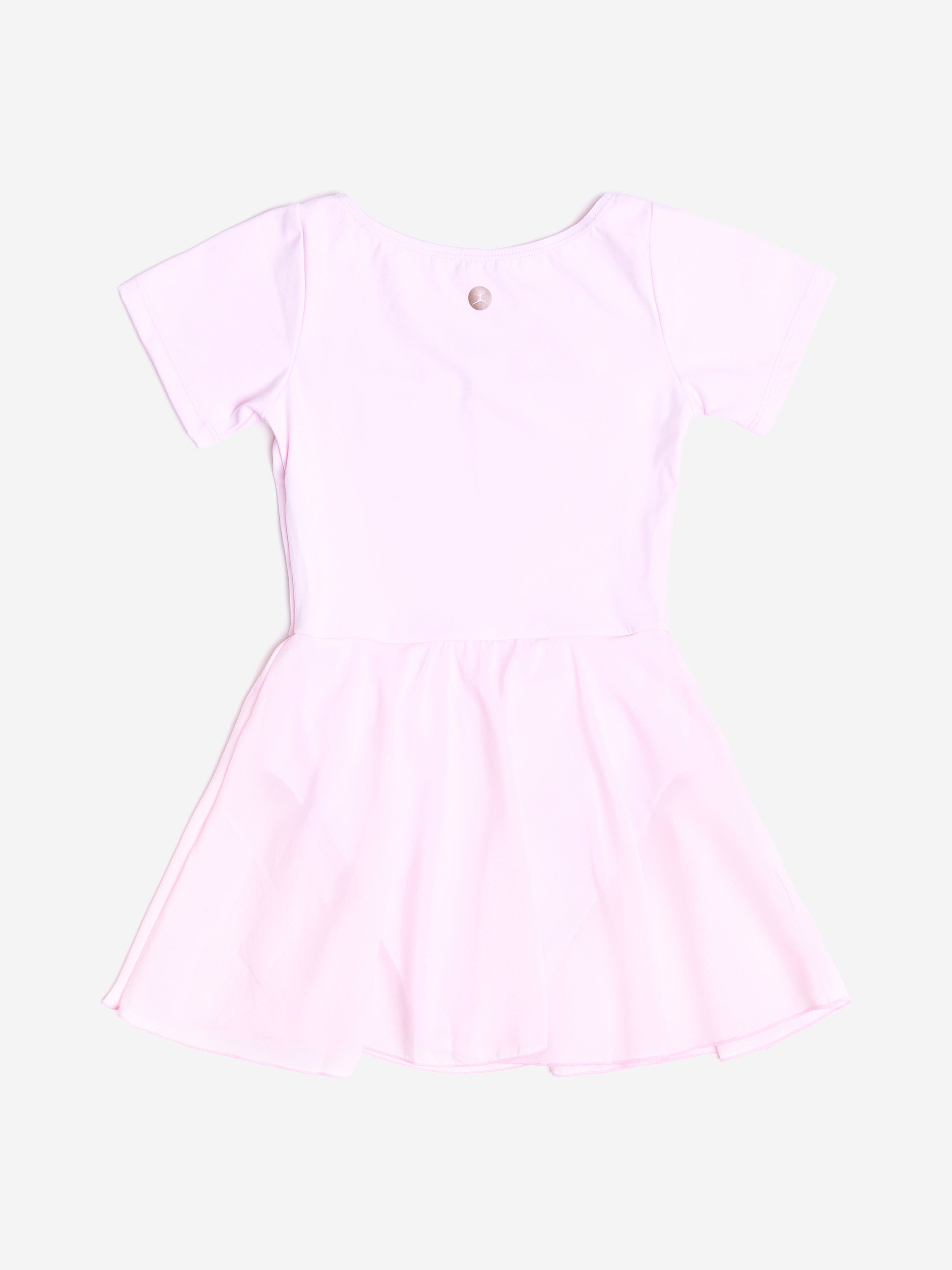 Danskin Girls Tendu Leotard With Skirt in Pink