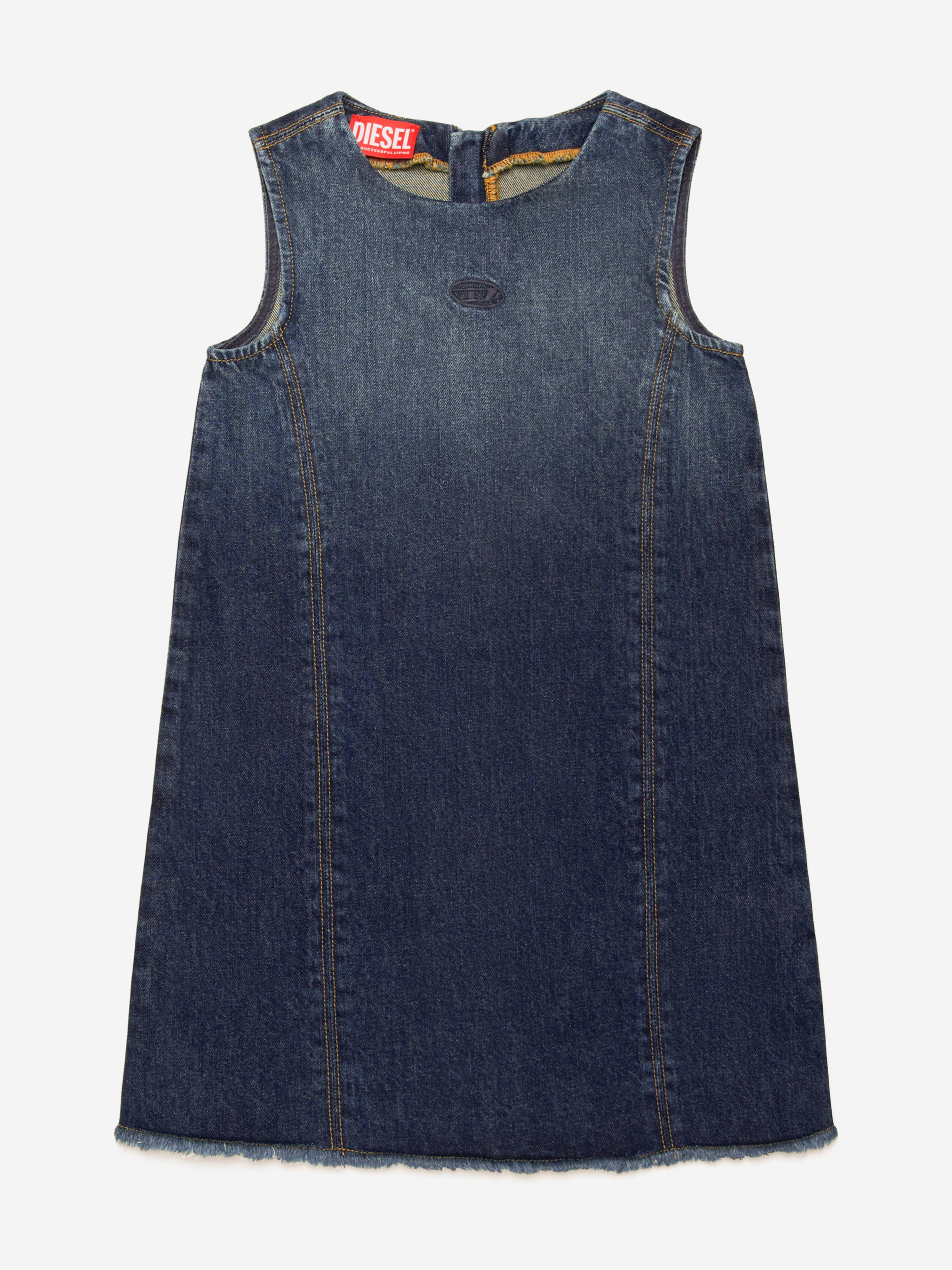 Diesel Girls Destar Denim Dress in Blue