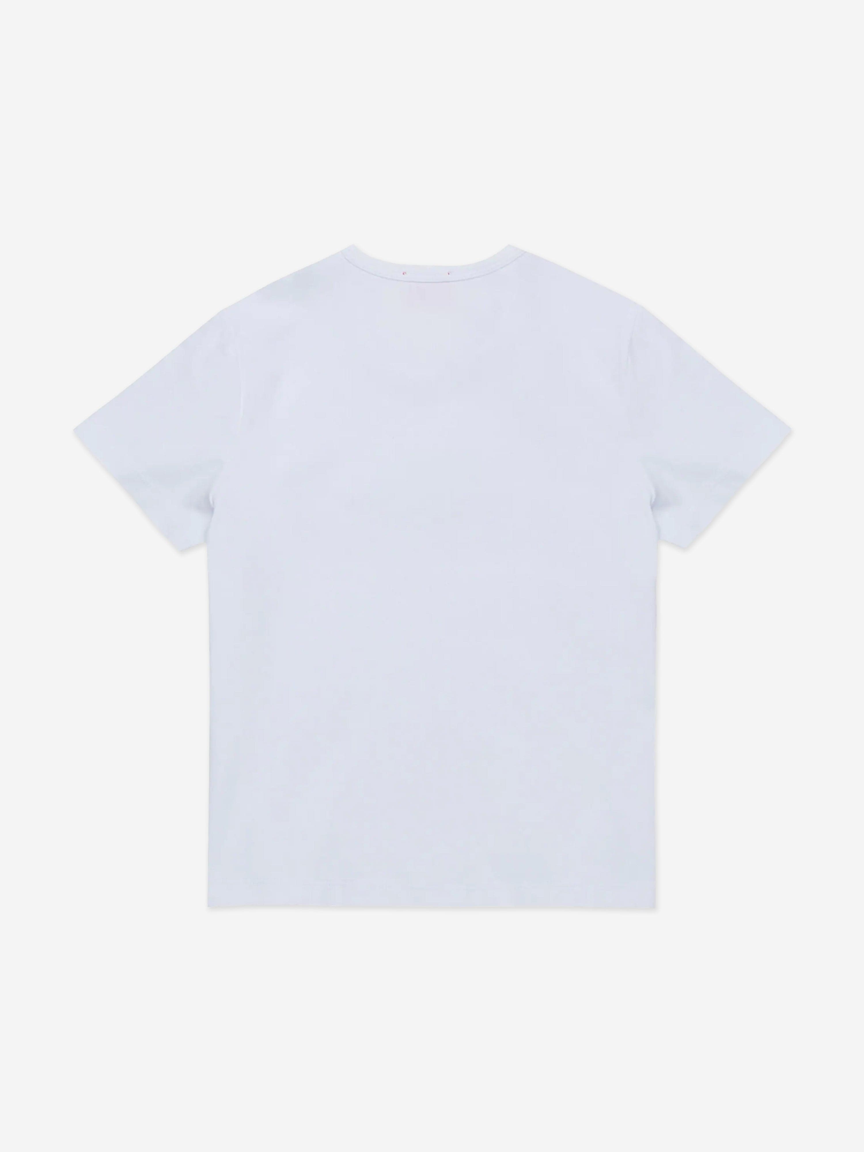 Diesel Girls Logo T-Shirt in White