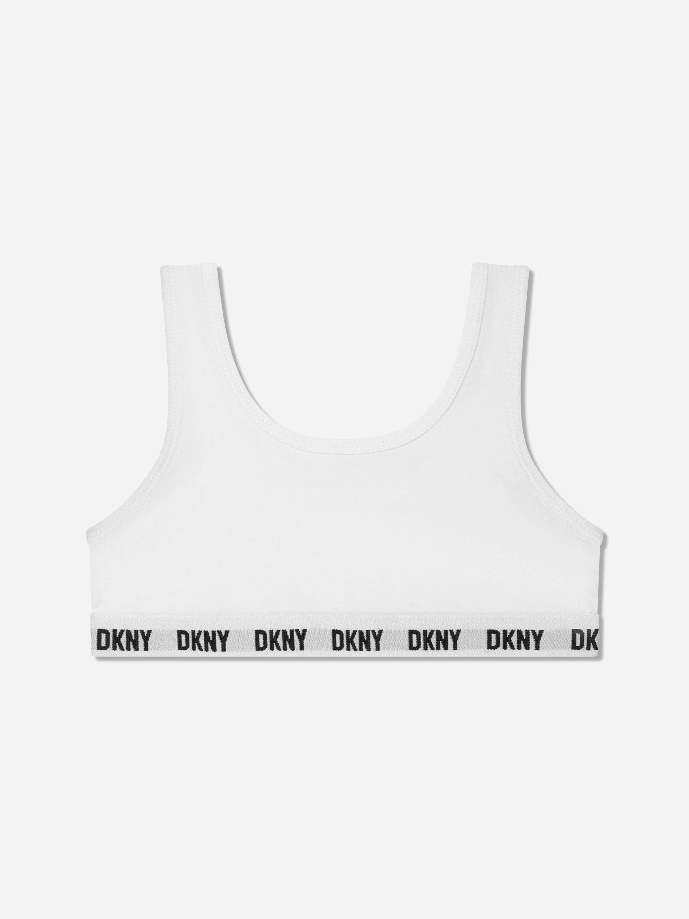 DKNY Girls 3 Pack Sports Bra Set in Black