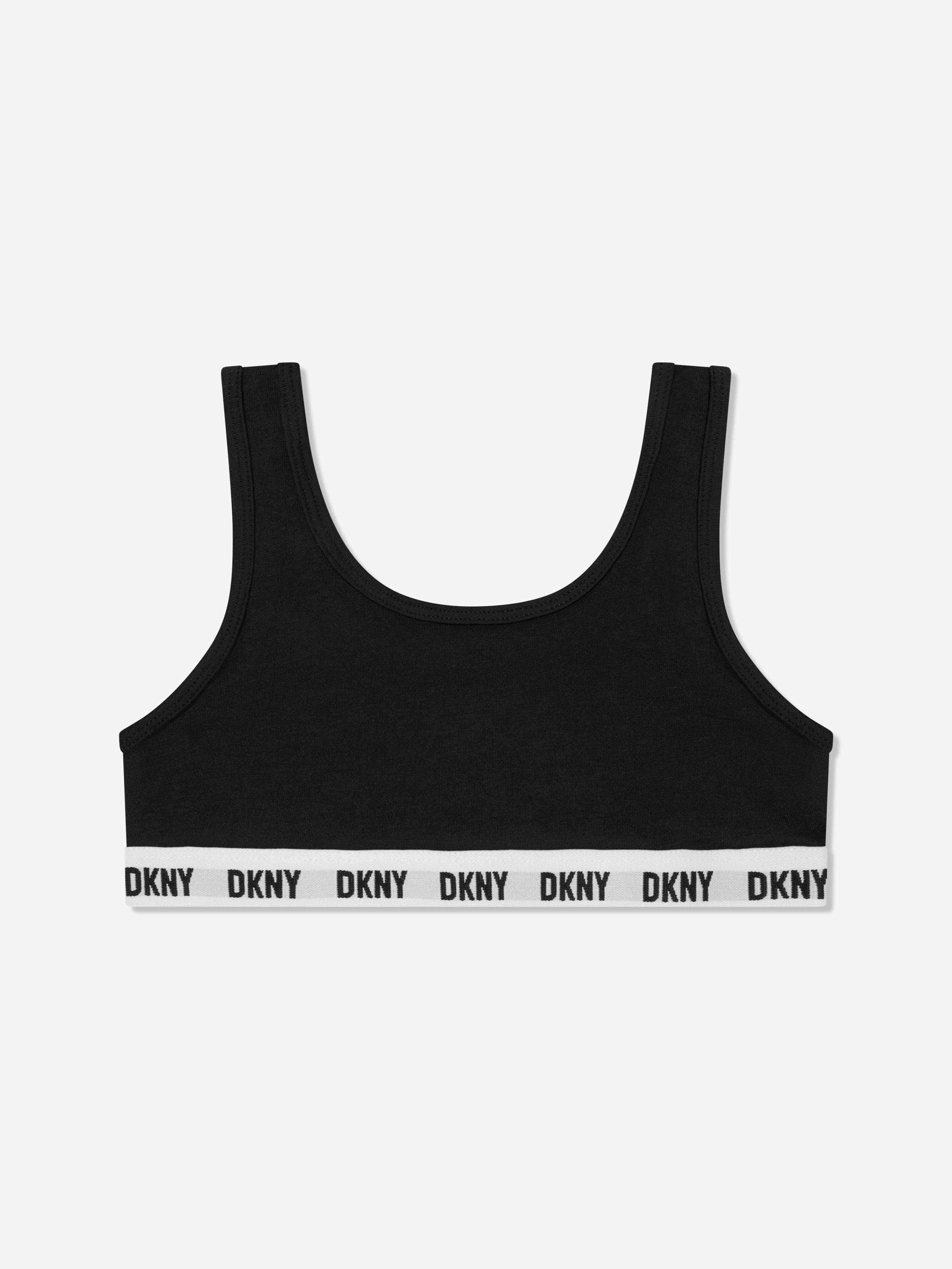 DKNY Girls 3 Pack Sports Bra Set in Black