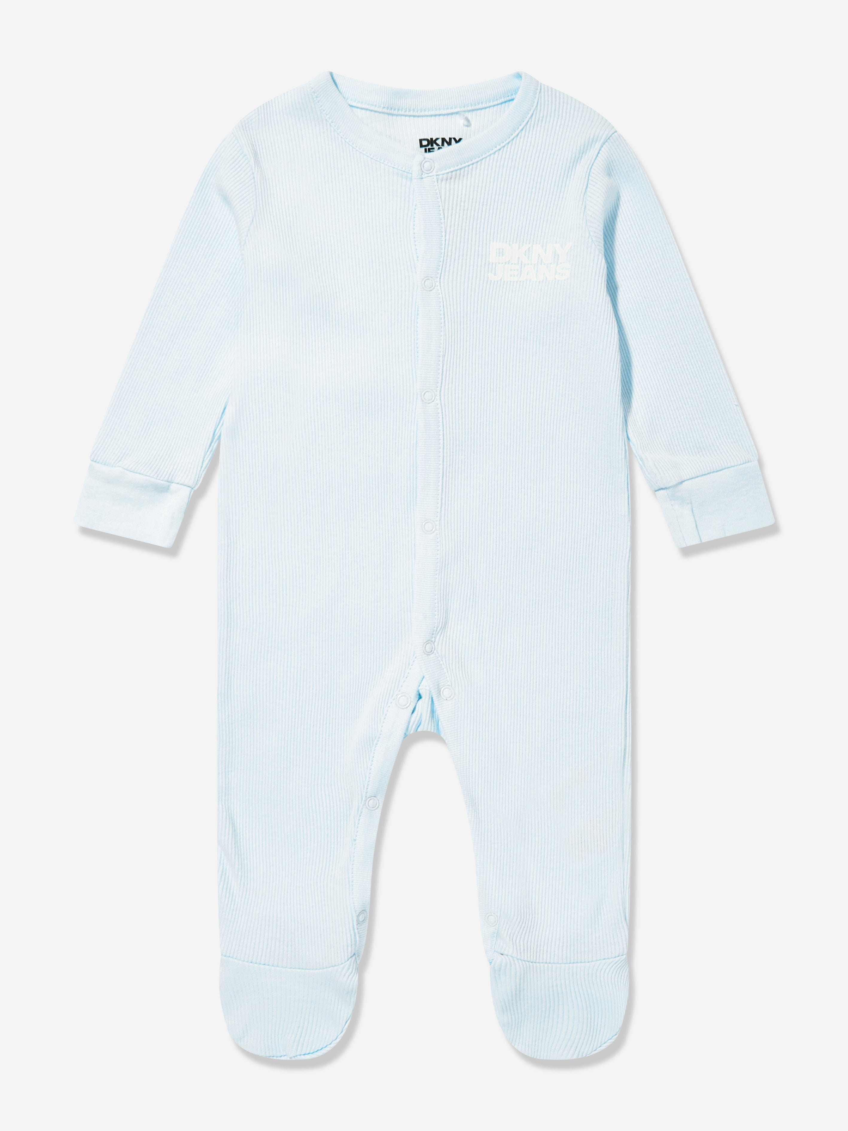 DKNY Baby Boys 4 Piece Babygrow Set in Blue