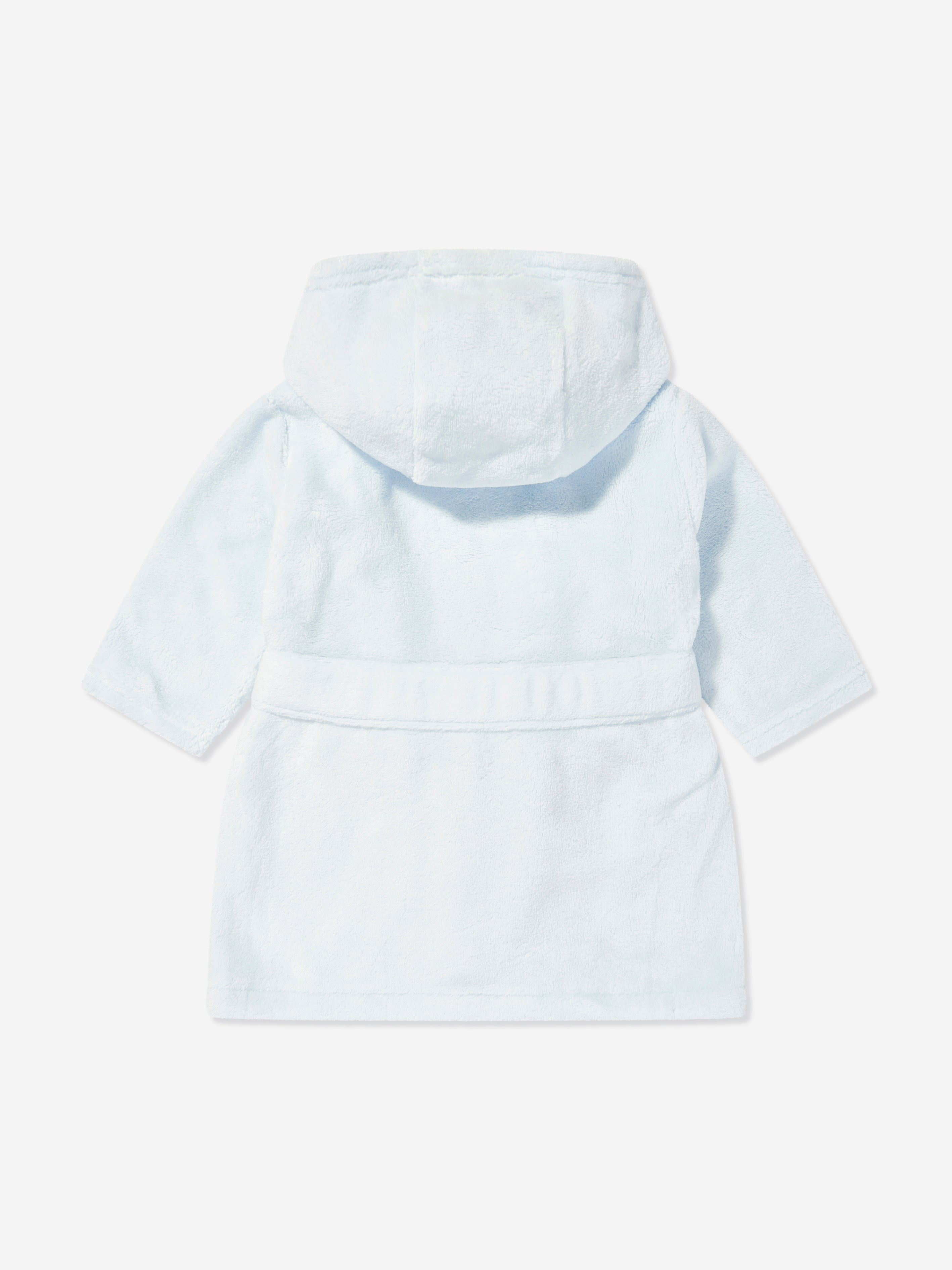 DKNY Baby Boys Logo Bathrobe in Blue