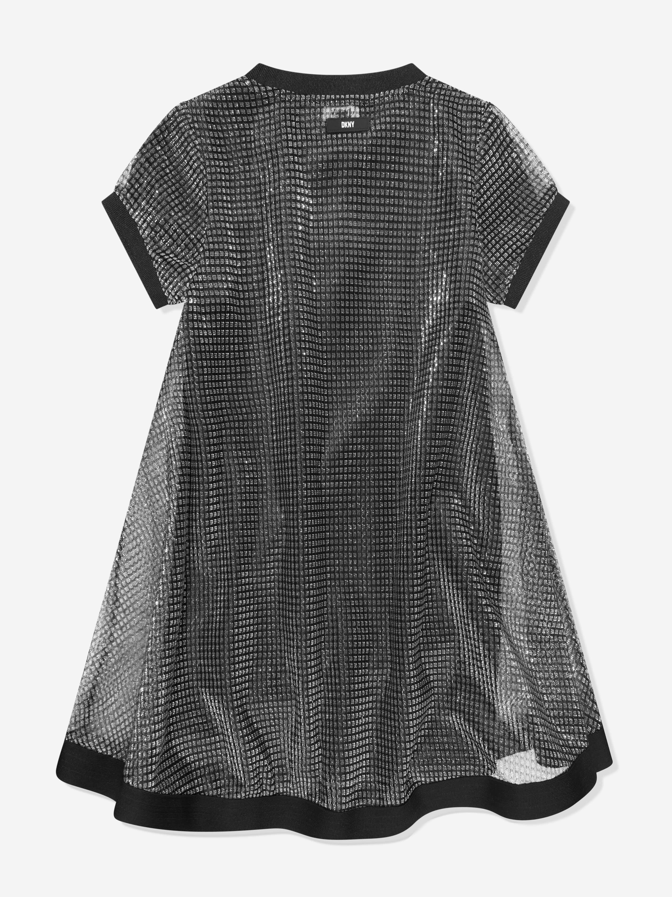 DKNY Girls 2 In 1 Milano Dress in Grey