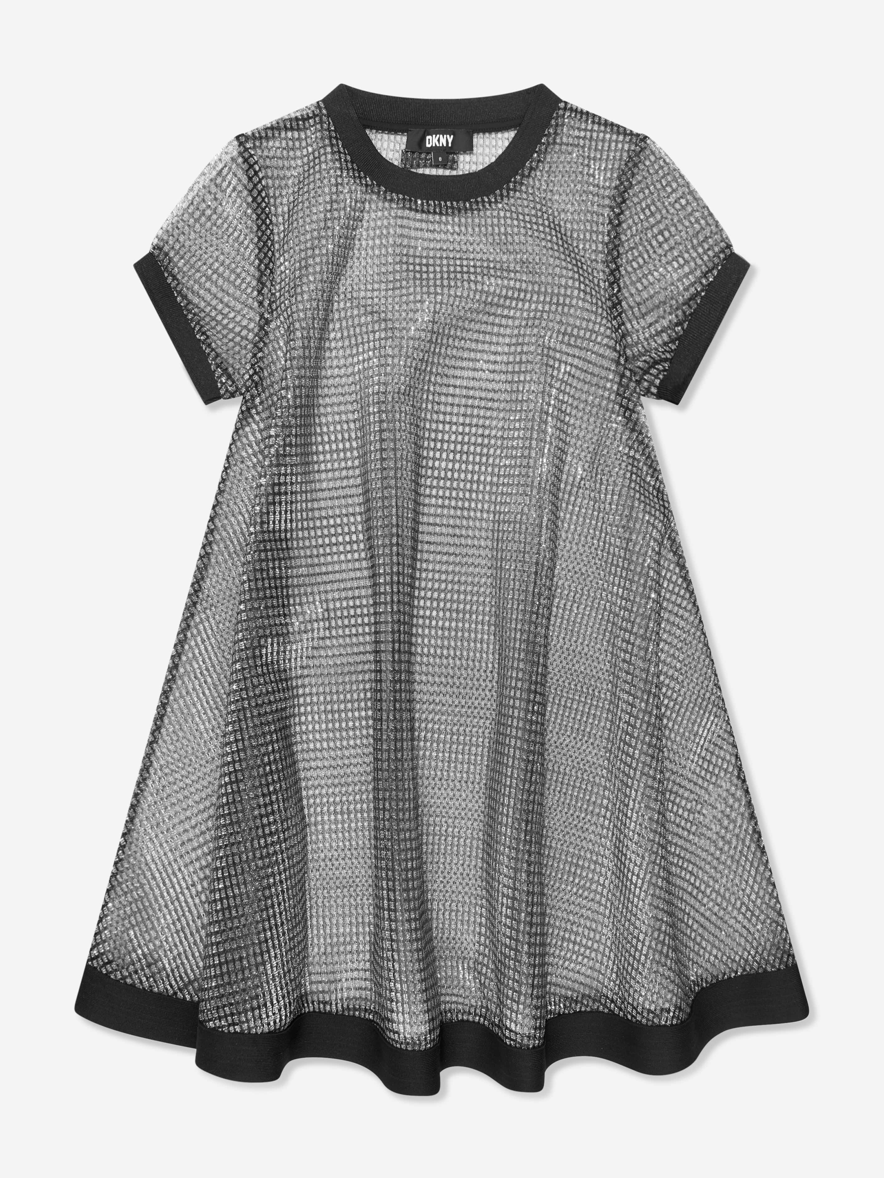 DKNY Girls 2 In 1 Milano Dress in Grey