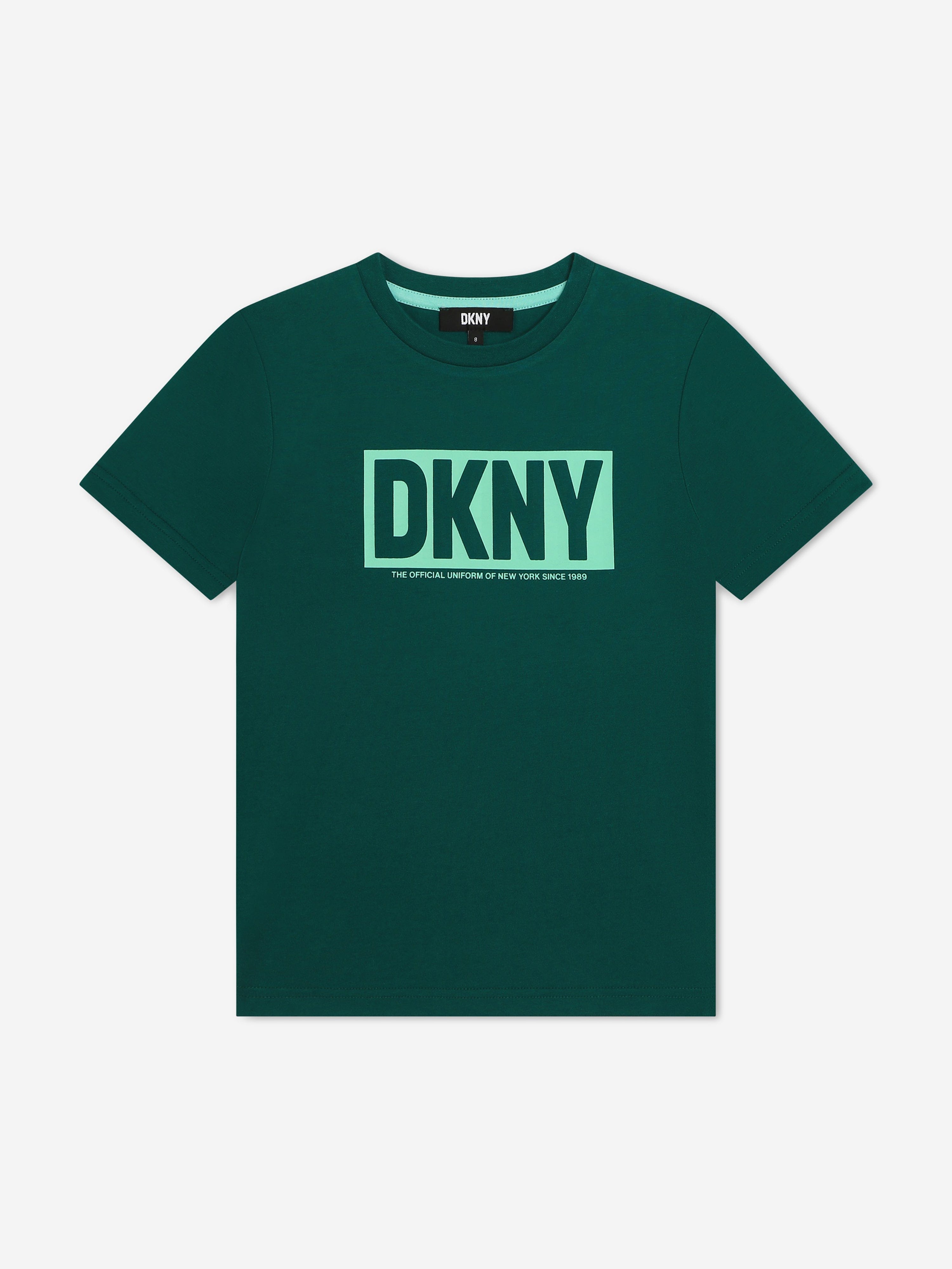 DKNY Boys Logo T-Shirt in Green