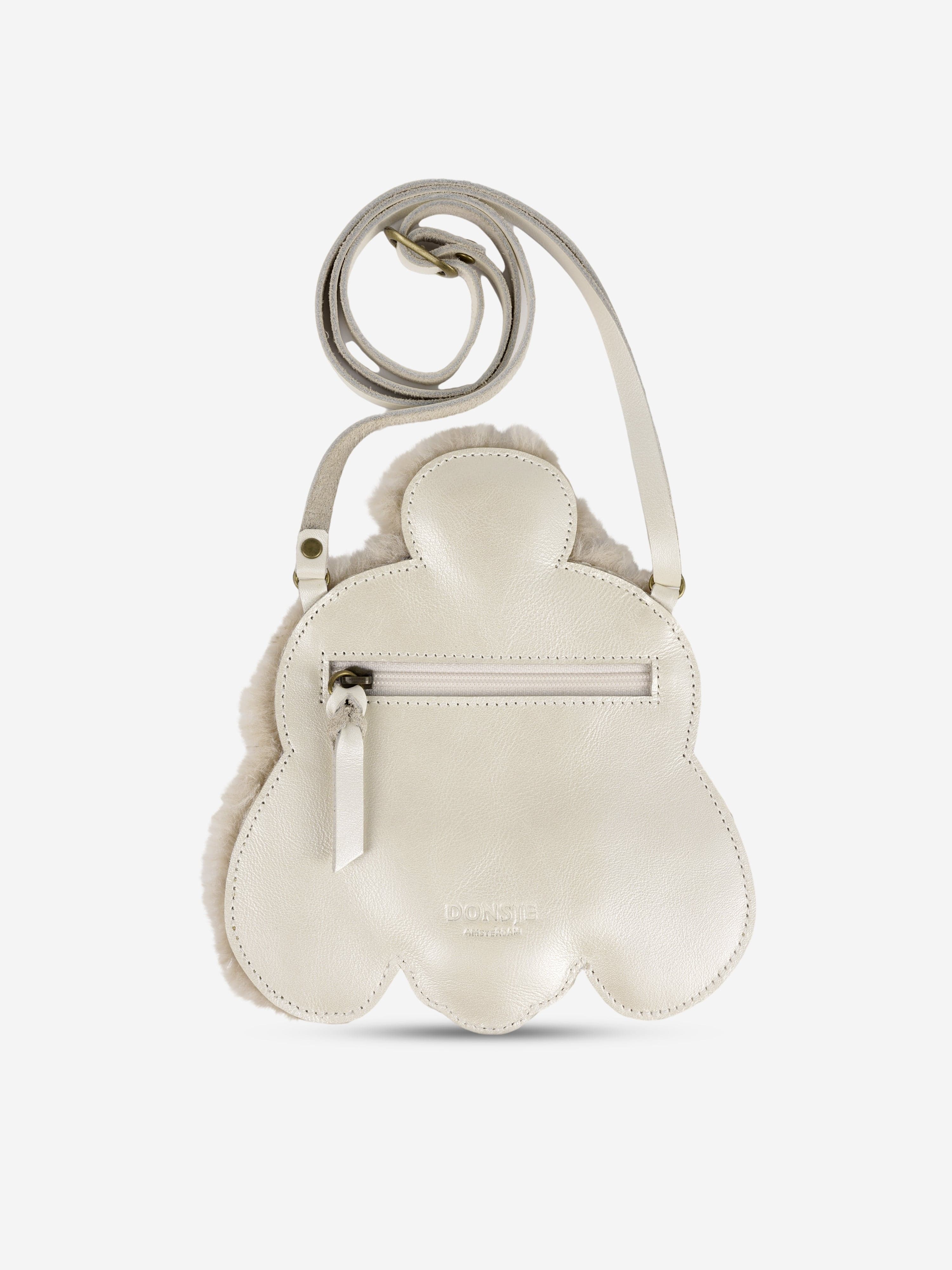 Girls Britta Exclusive Poodle Purse in Ivory (12cm)