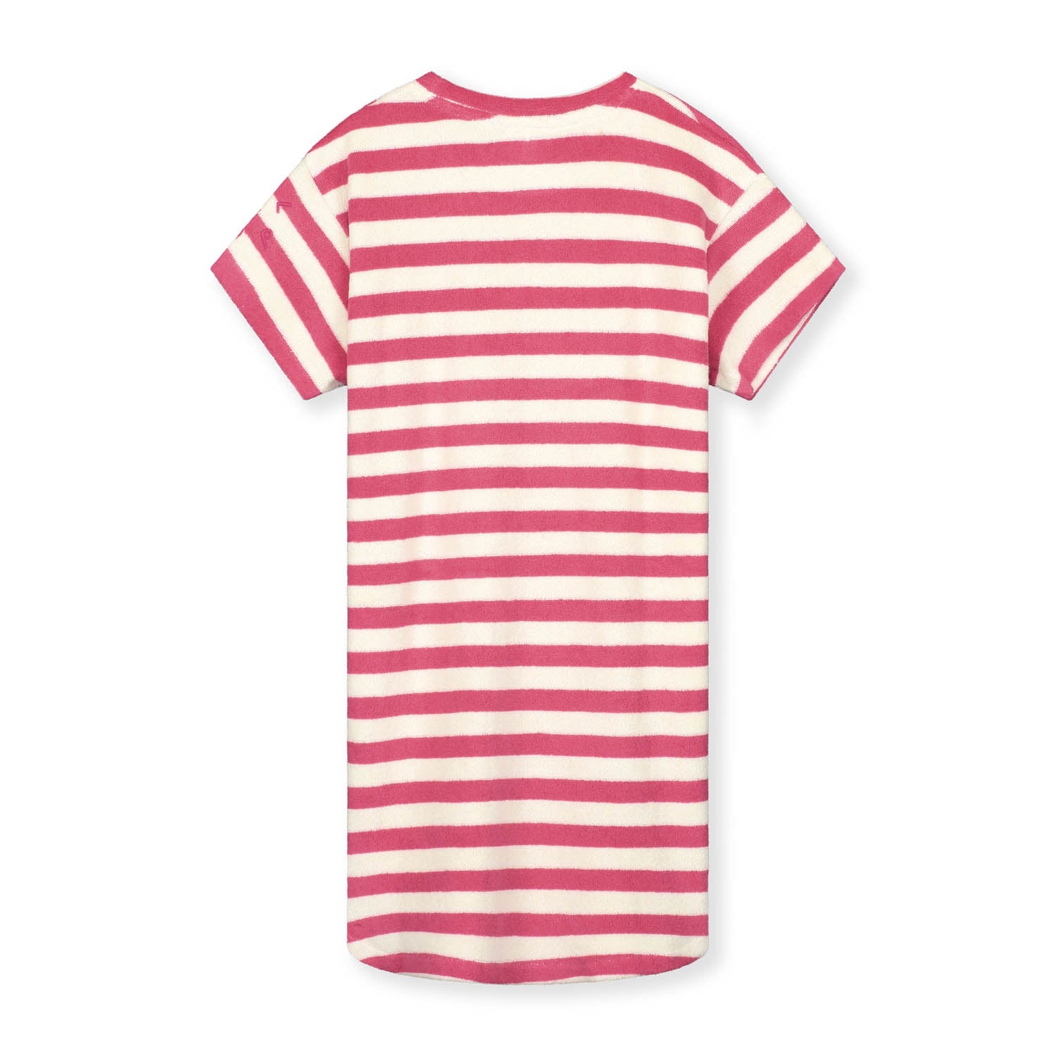 Girls Cherry Stripes Cotton Dress
