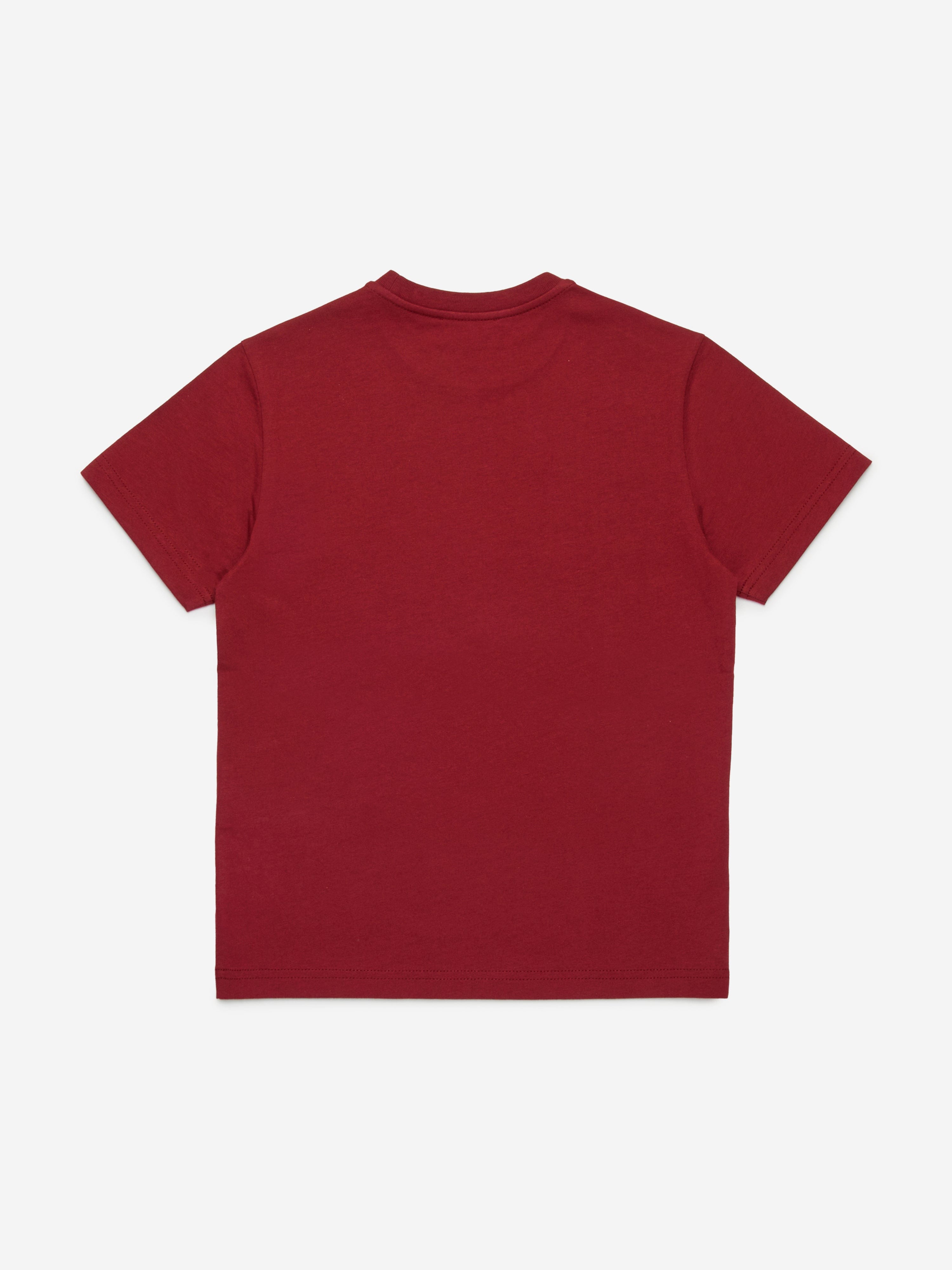 Kids Logo Print T-Shirt in Red