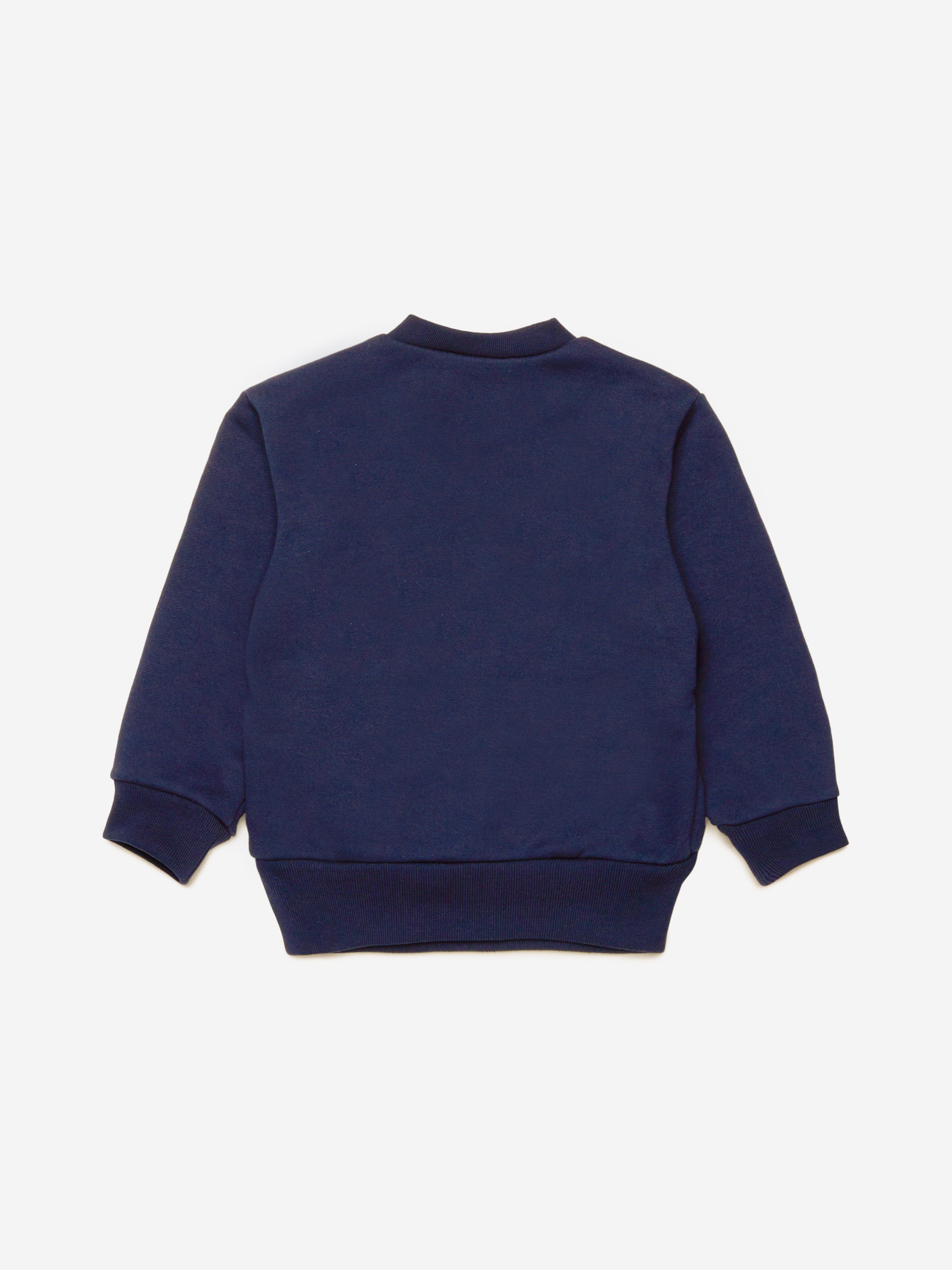 Dsquared2 Baby Maple Leaf Logo Sweatshirt in Navy