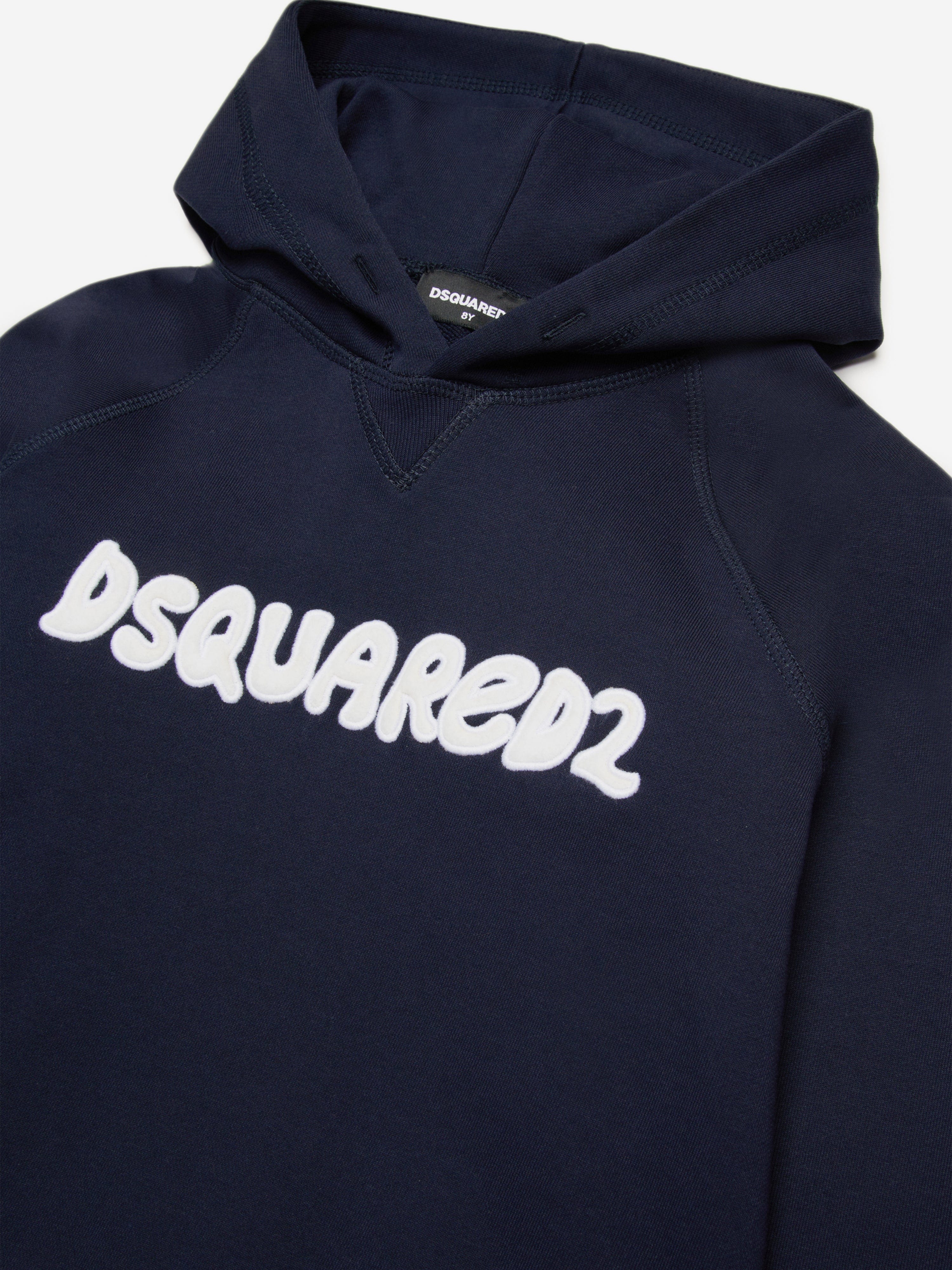 Dsquared2 Kids Logo Hoodie in Navy