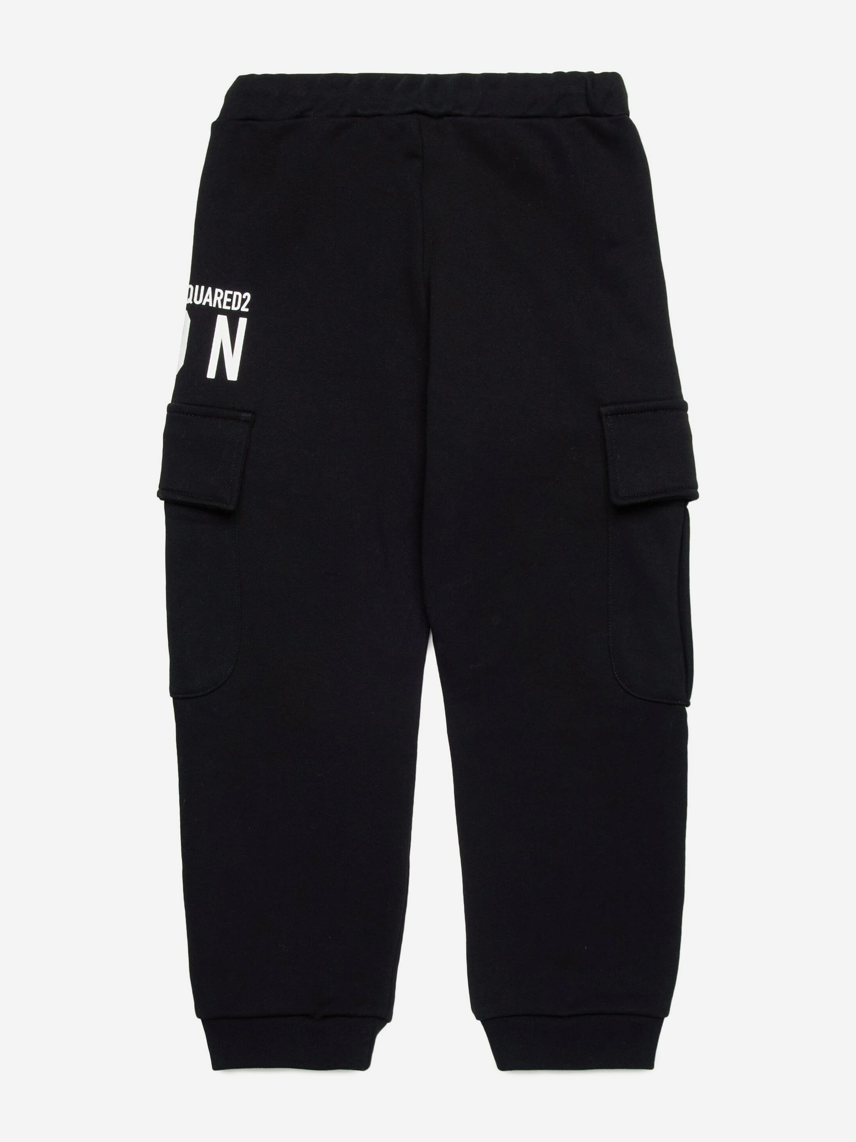 Kids Cargo Pants in Black