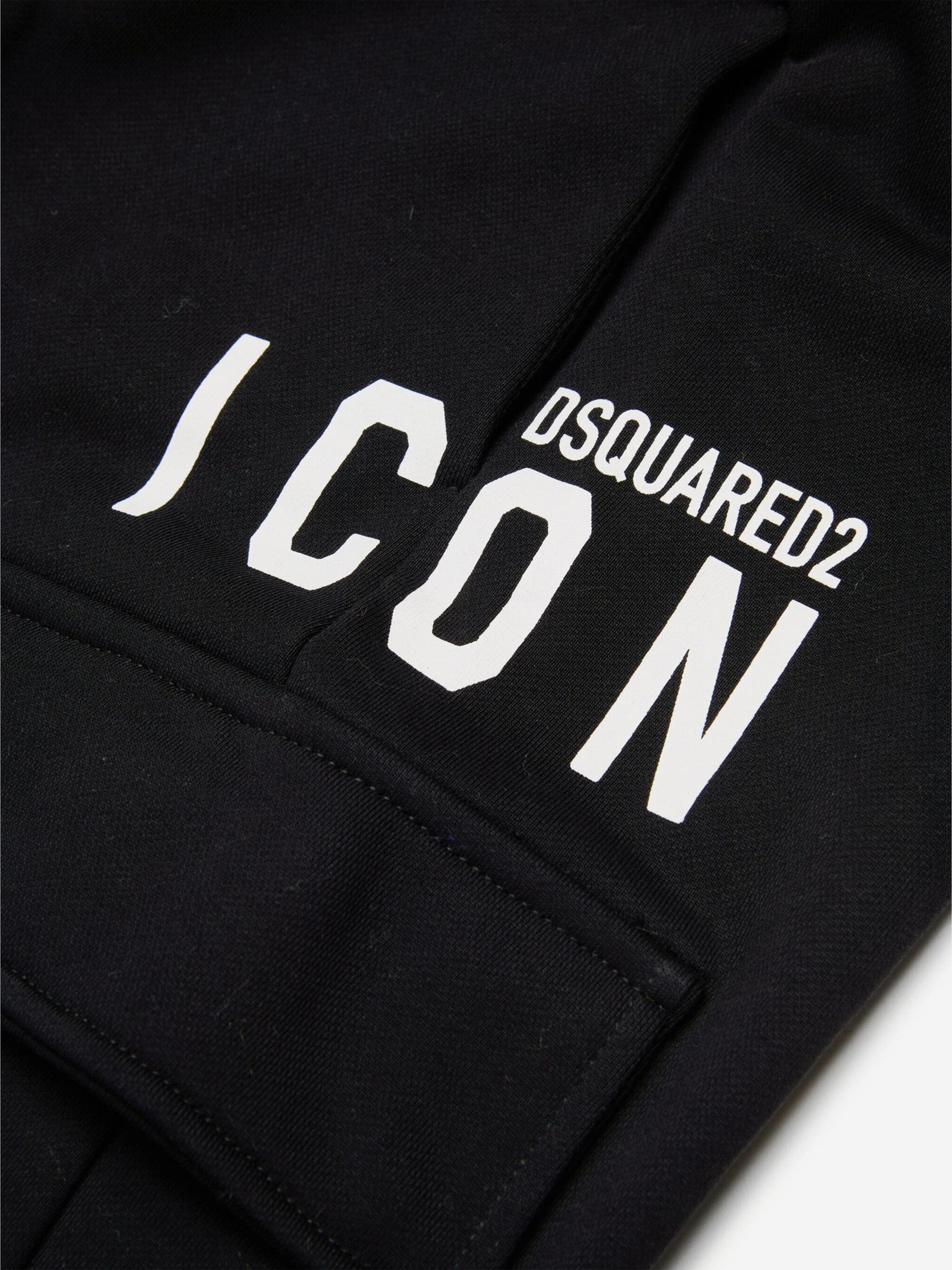 Kids Cargo Pants in Black