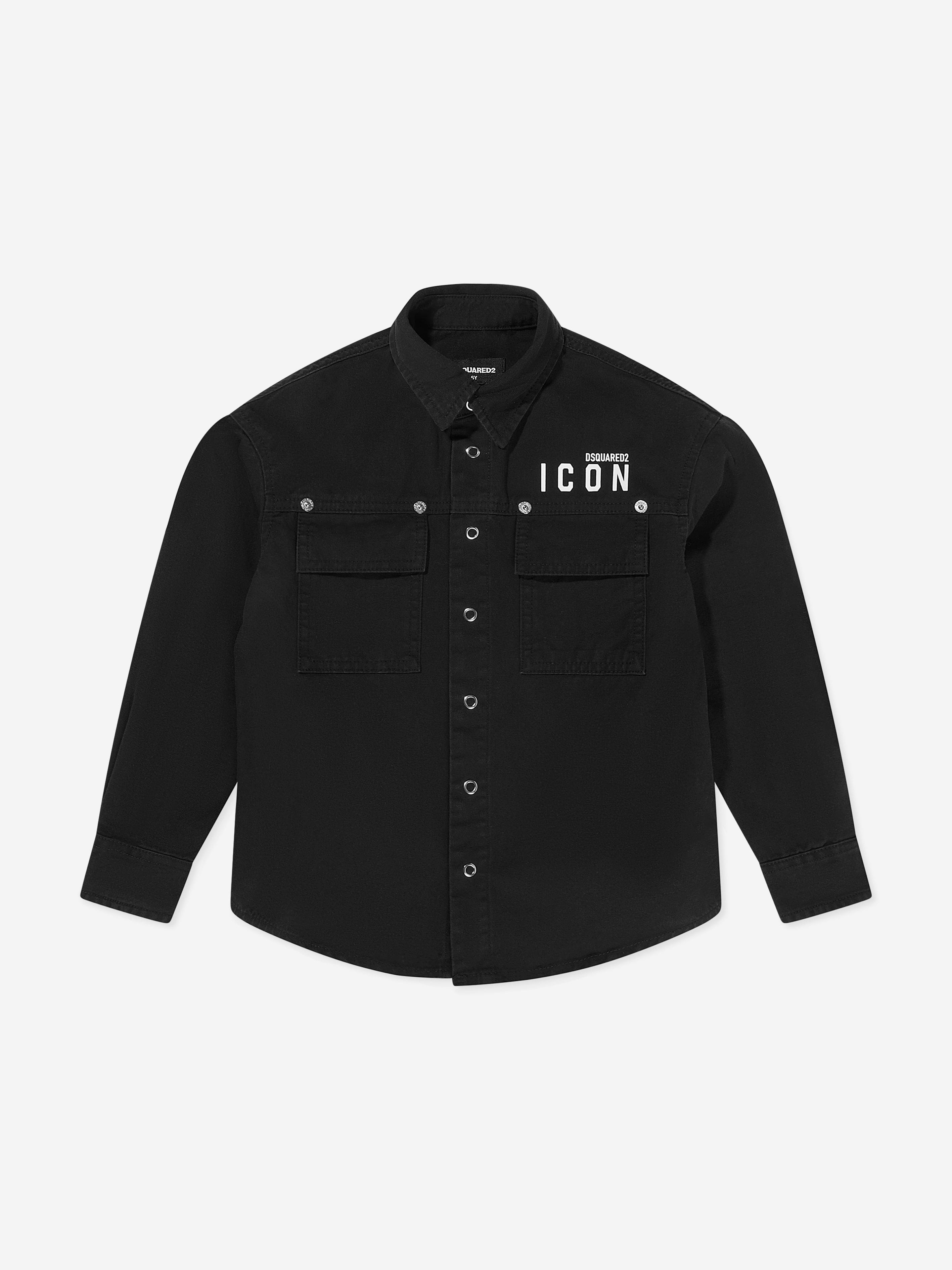 Kids Icon Logo Shirt in Black
